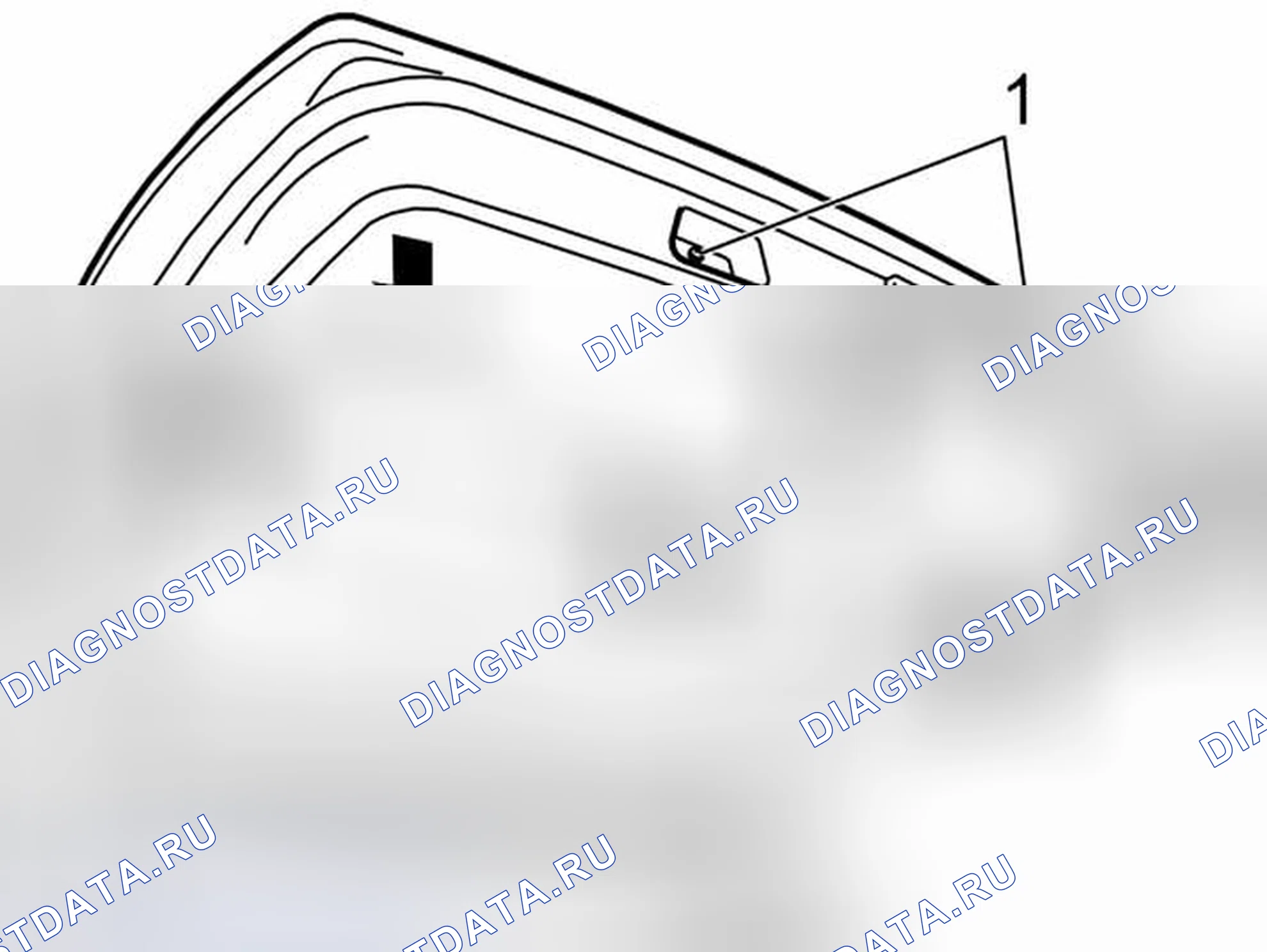 Рис. 6: Снятие спойлера. Volvo V70 II рестайлинг