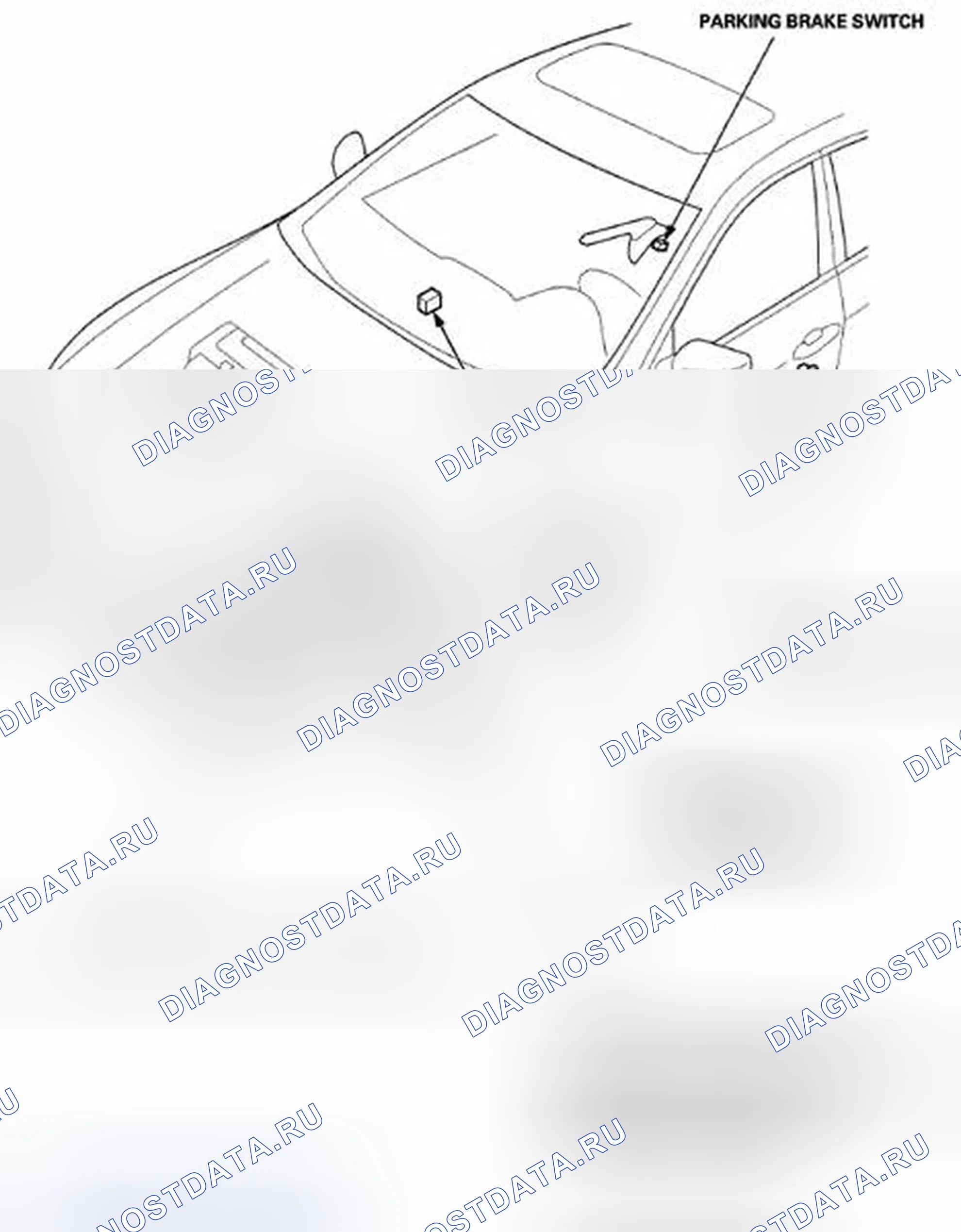 Рис. 65: Указатель расположения компонентов. Honda Crosstour I