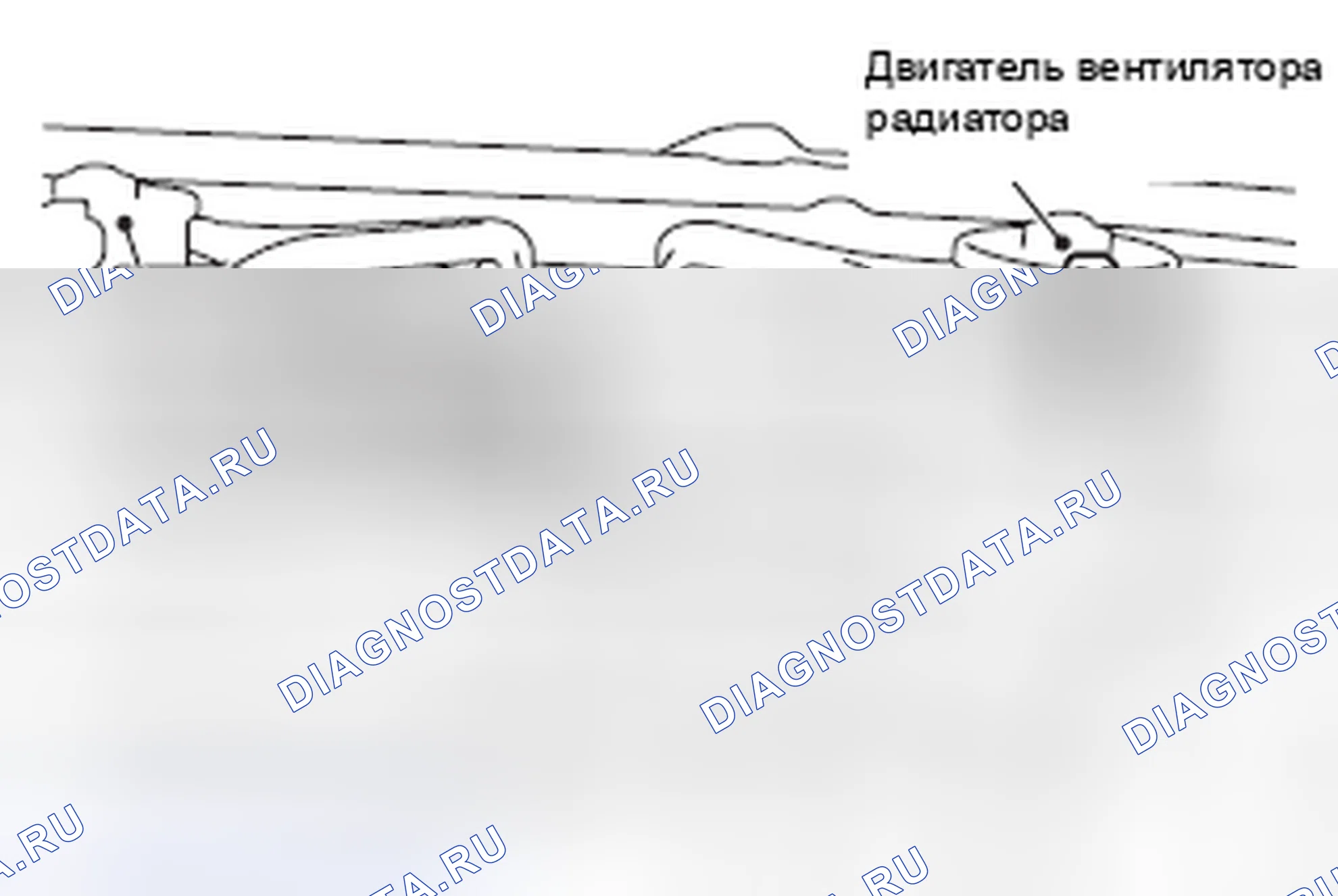 Рис. 26: ПРОВЕРКА ЭЛЕКТРОДВИГАТЕЛЯ ВЕНТИЛЯТОРА ОХЛАЖДЕНИЯ. Mercedes-Benz CLA-класс C117/X117 рестайлинг