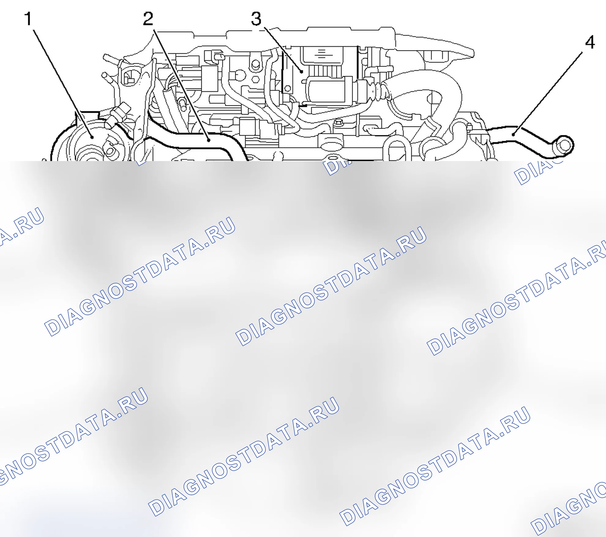 Внешний вид двигателя - бензиновые двигатели V6 Z 28 NEL / Z 28 NET. Opel Signum I рестайлинг