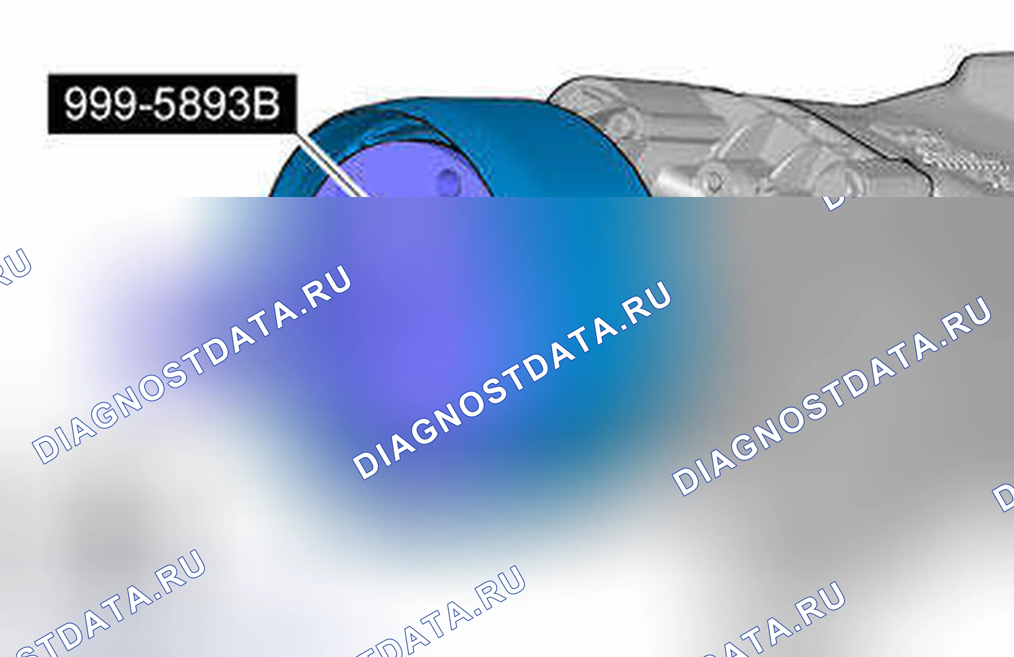Рис. 42: Использование 9995893B. Volvo V50 I рестайлинг