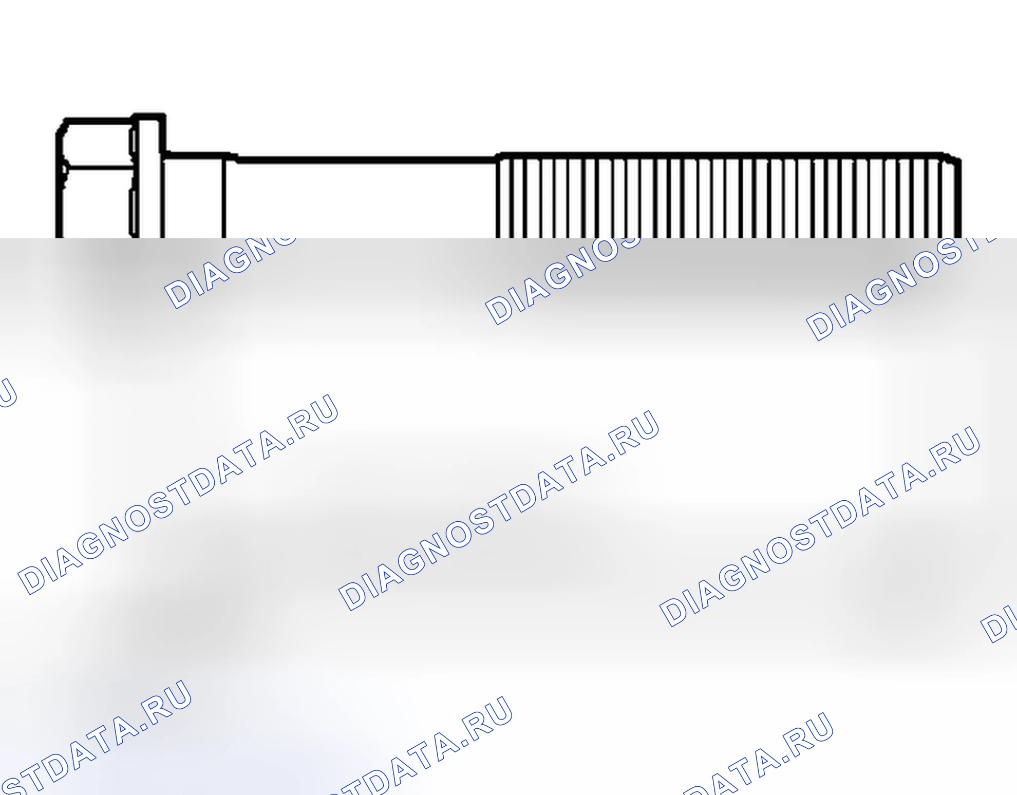 Рис. 284: > > C < < УСТАНОВКА БОЛТА КРЫШКИ ПОДШИПНИКА. Mitsubishi Outlander I