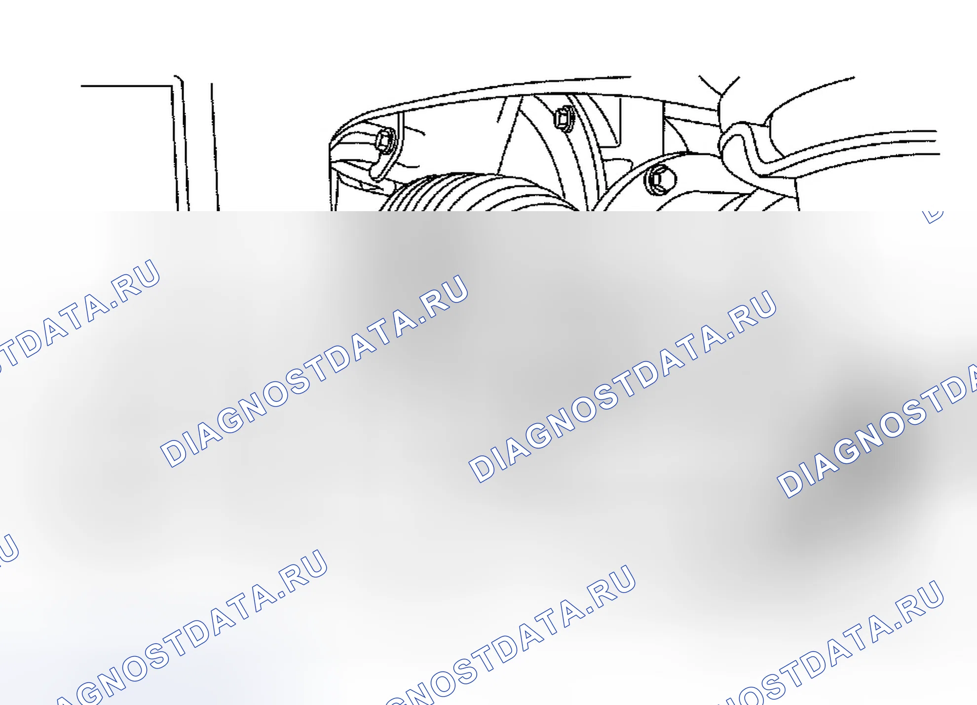 Рис. 176: Регулировка носка спереди. Ford Pickup F350 Super Duty 