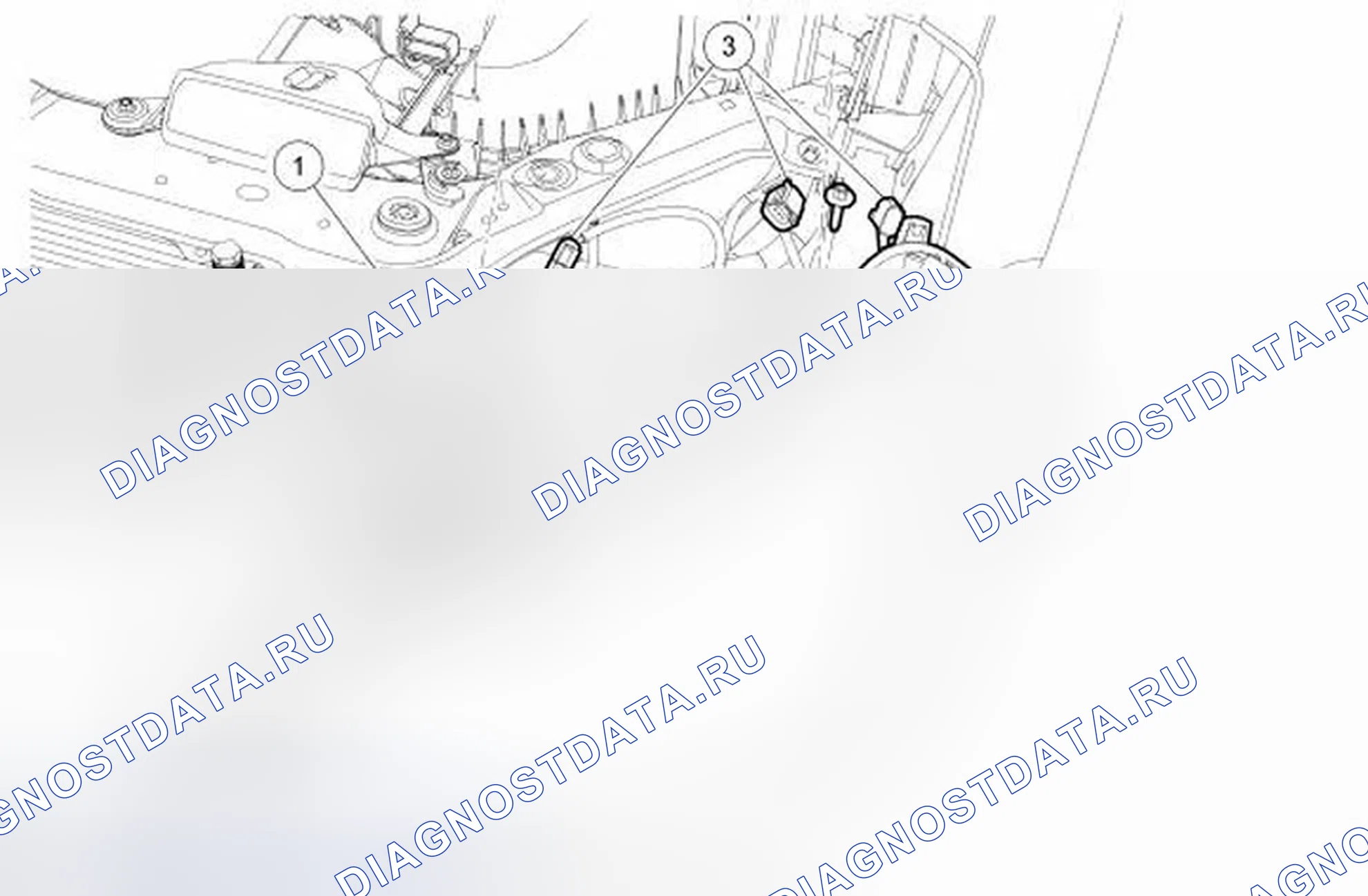 Рис. 69: Фара в сборе. Ford Focus II рестайлинг