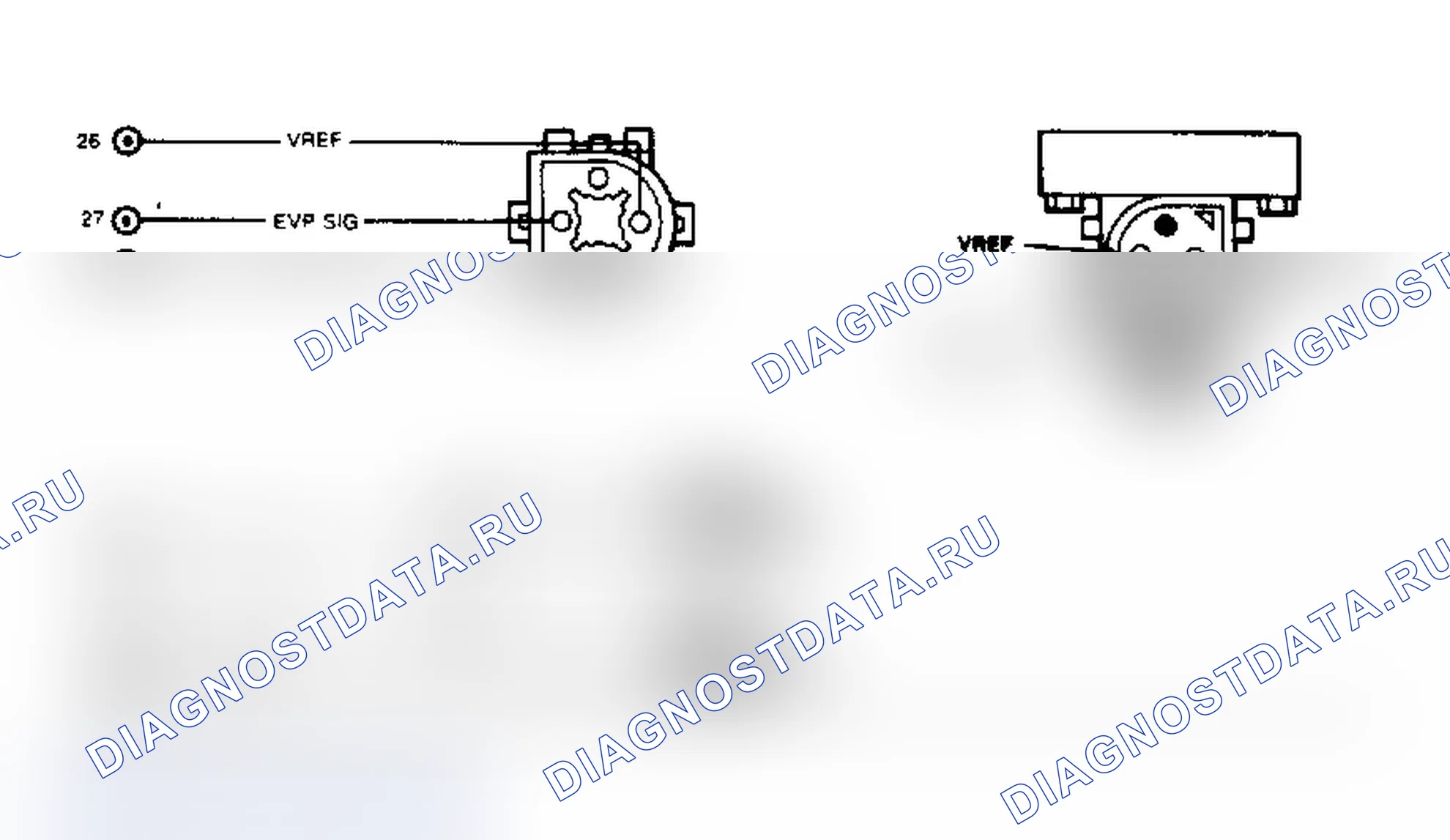 Рис. 101: Цепи электромагнитов EVP, EGRC и EGRV. Ford Club Wagon E350 