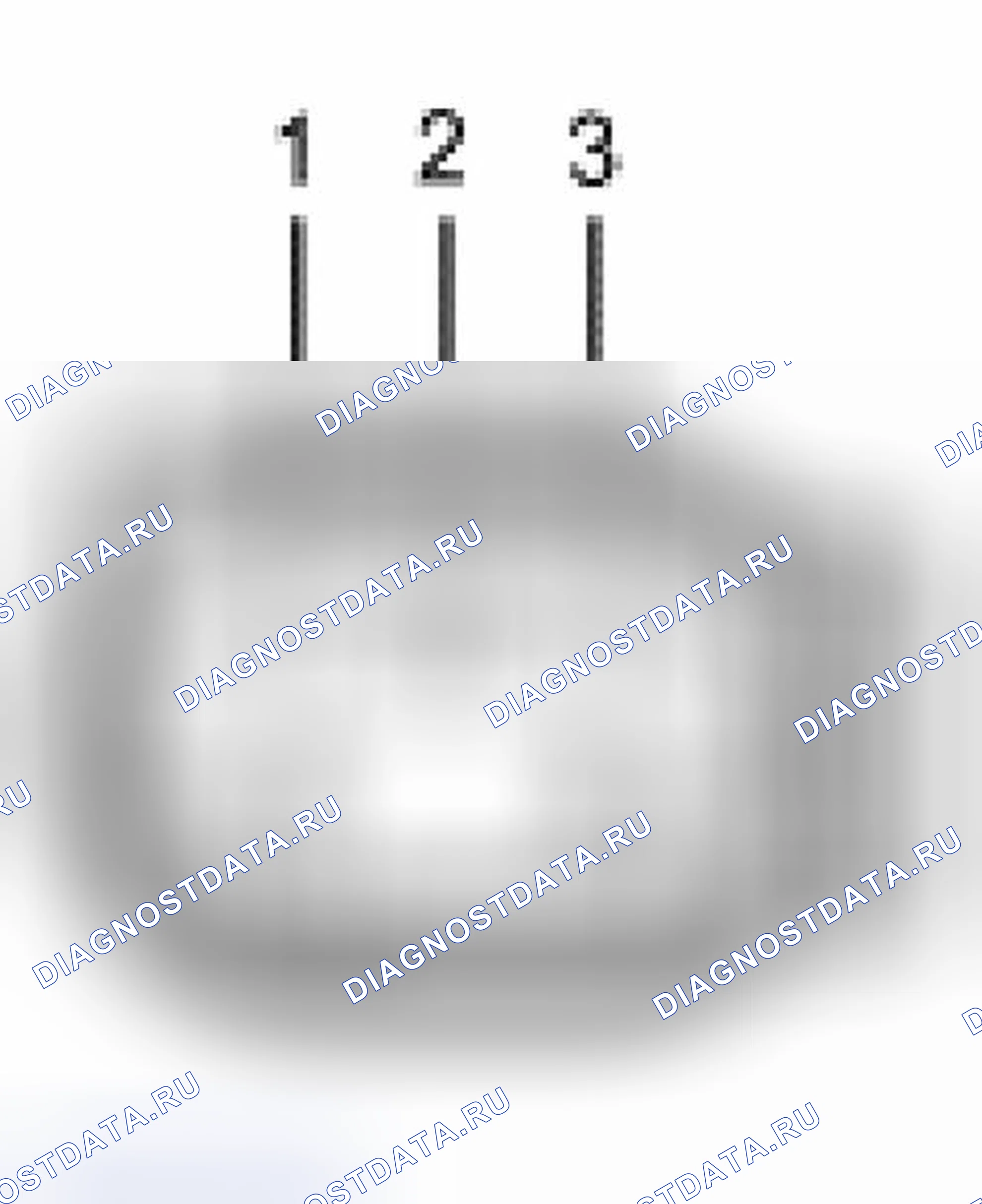 Рис. 189: Датчик помощи при парковке C4192 и C4193. Hyundai ix25 II