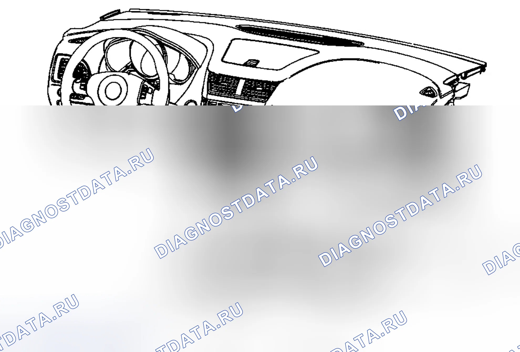 Рис. 61: Замена отсека приборной панели. Chevrolet Malibu VII