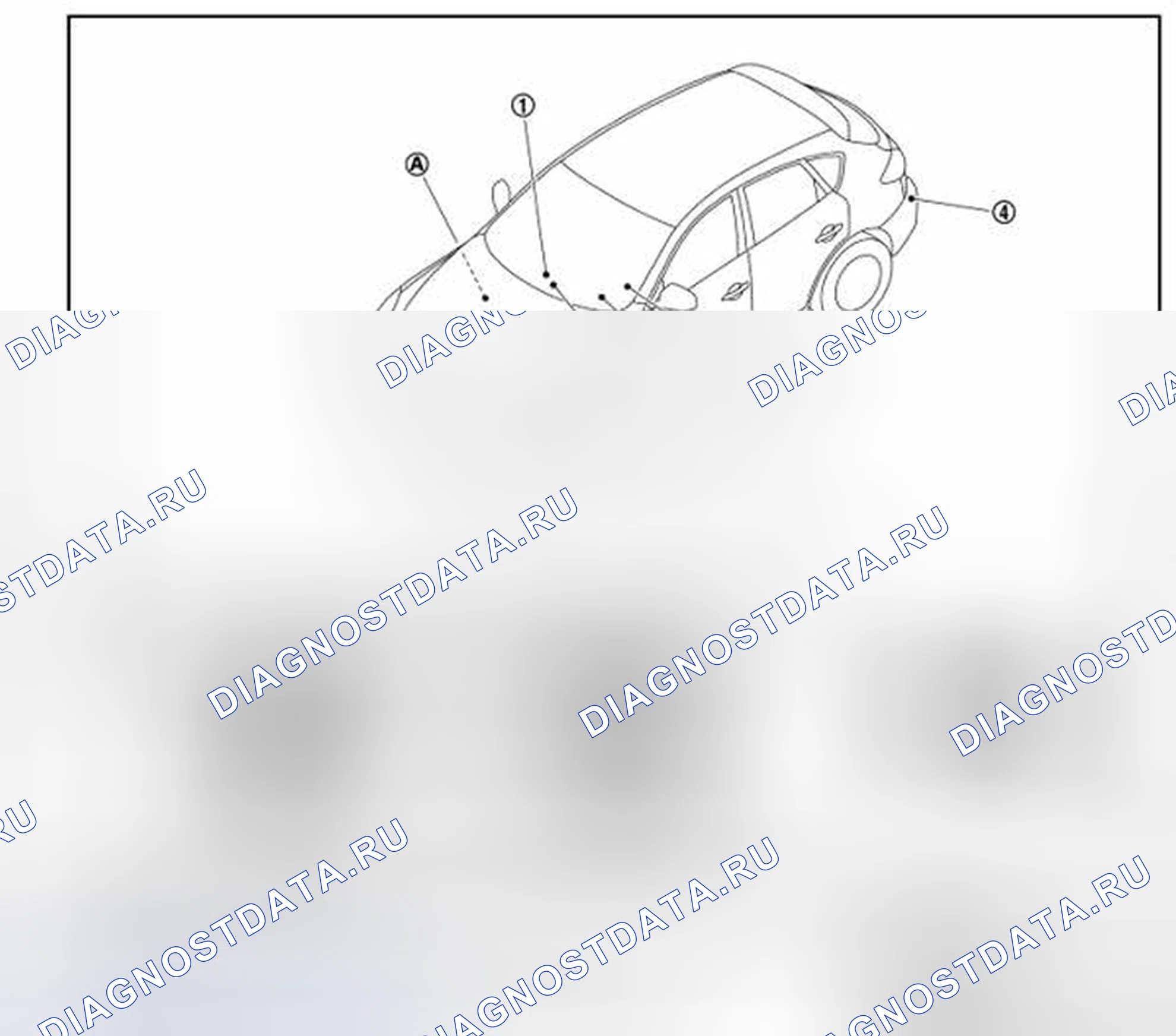 Рис. 10: Расположение компонентов. Infiniti EX37 I