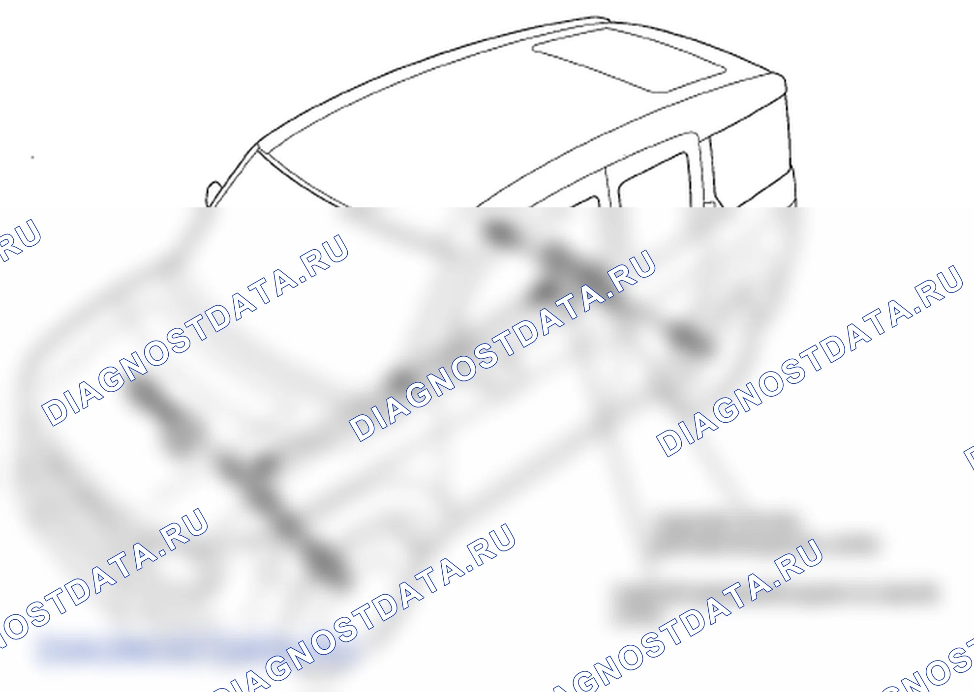 Рис. 2: Индекс расположения компонентов. Honda Element YH2 рестайлинг 2