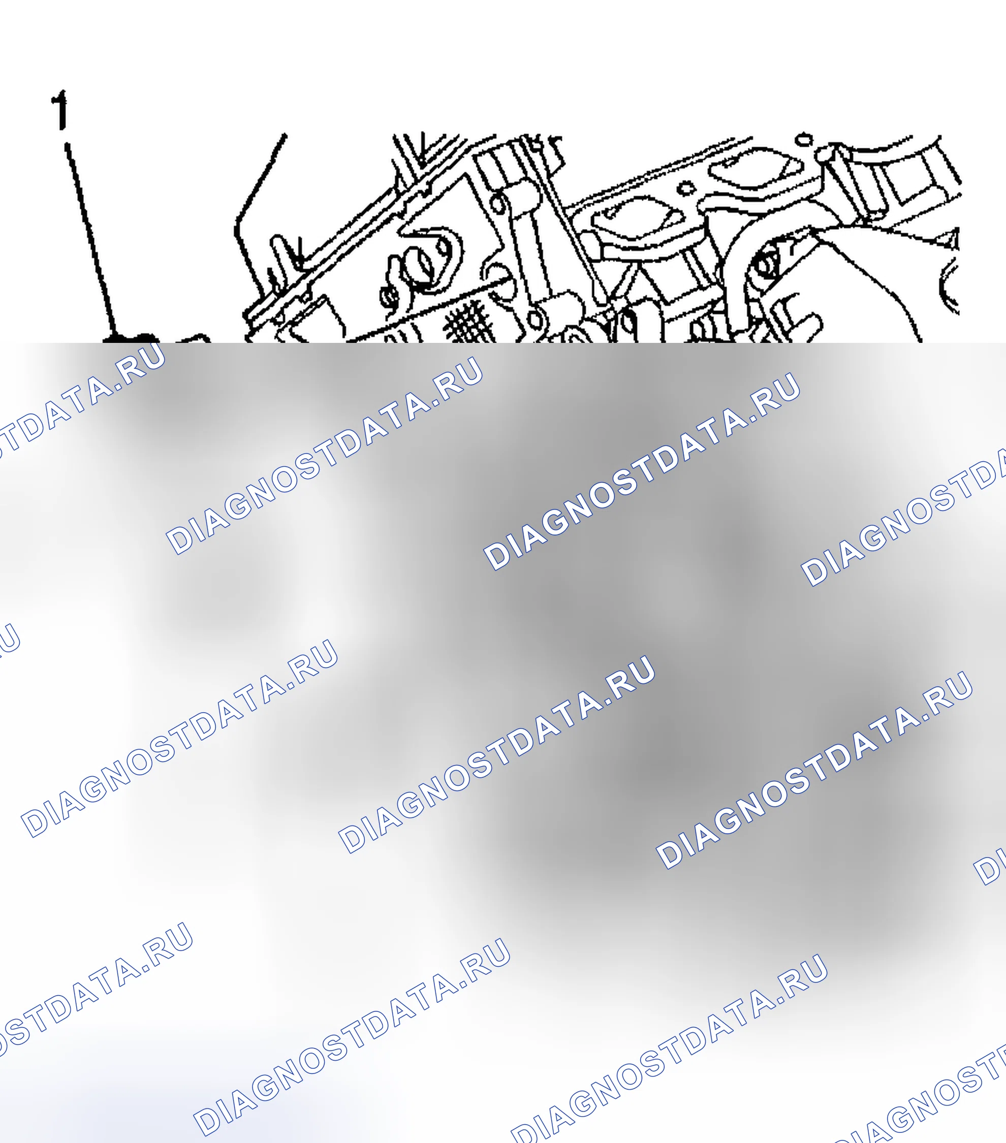 Рис. 1497: Порядок демонтажа. Hyundai Terracan I рестайлинг