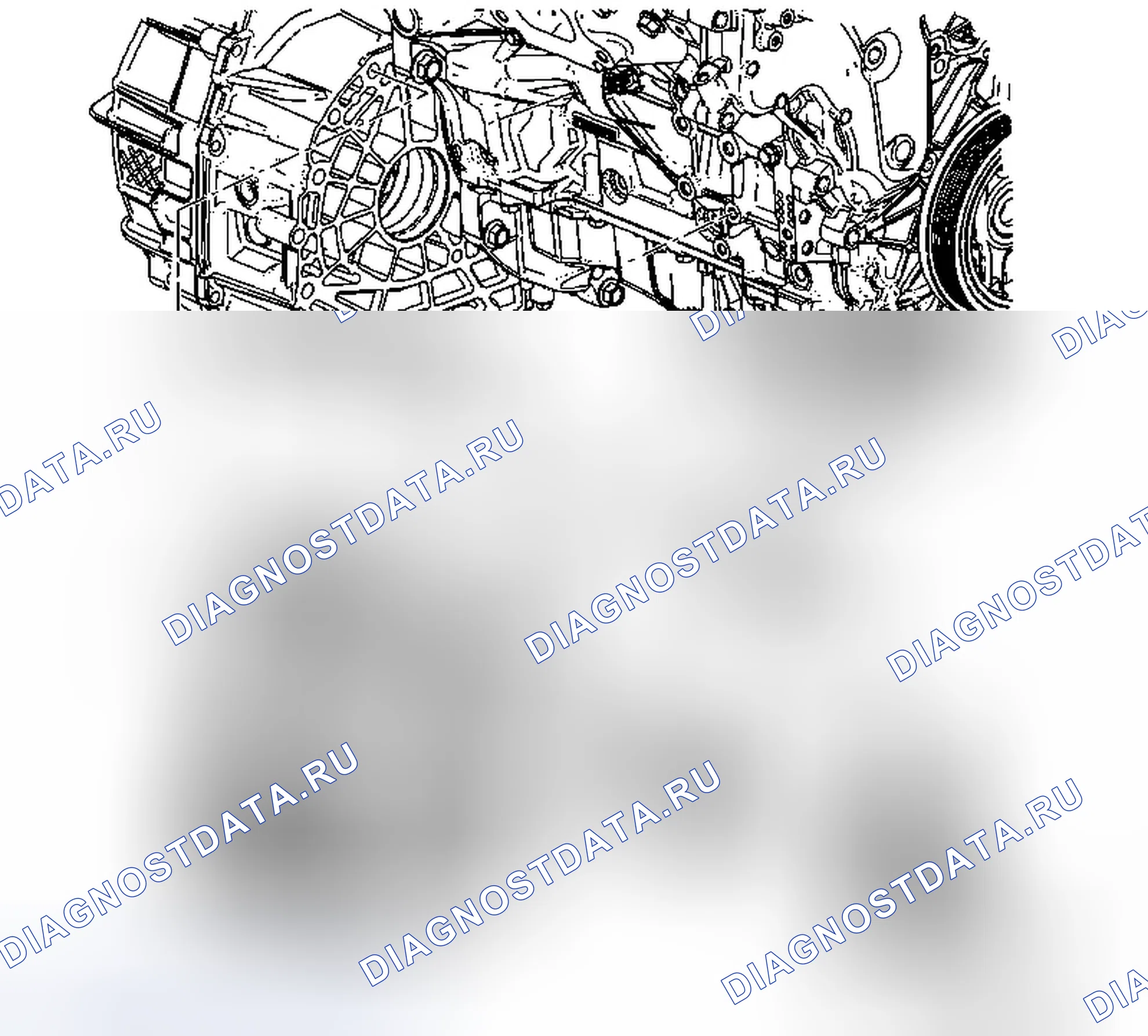 Рис. 32: Монтаж раздаточной коробки. Cadillac SRX II рестайлинг