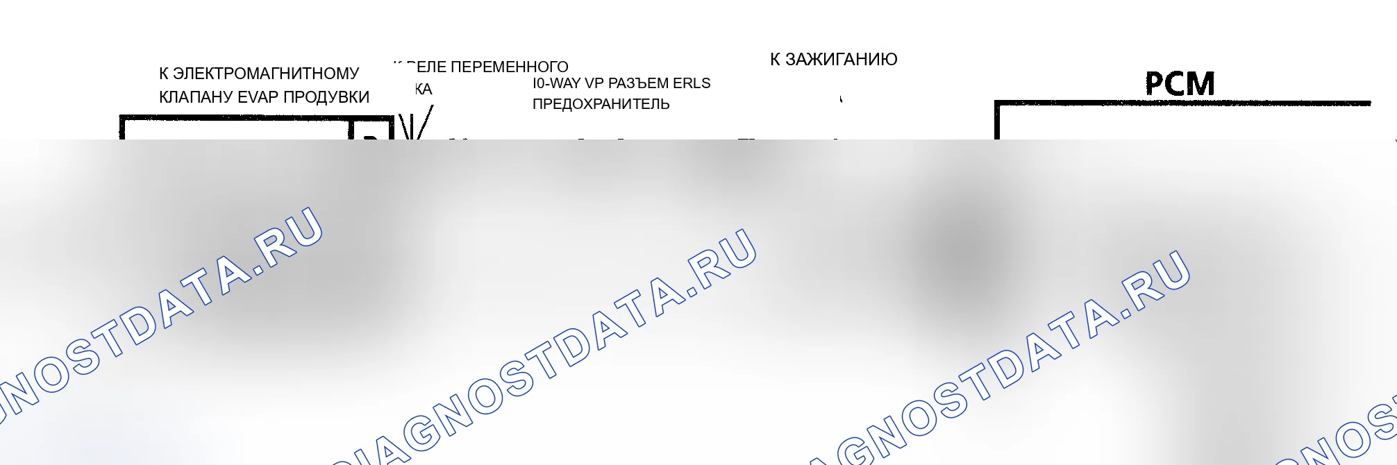 Рис. 93: Код 75, 76 ИЛИ 77 Схема (3.1L) Ошибка электромагнита рециркуляция отработавших газов. Pontiac Grand AM IV