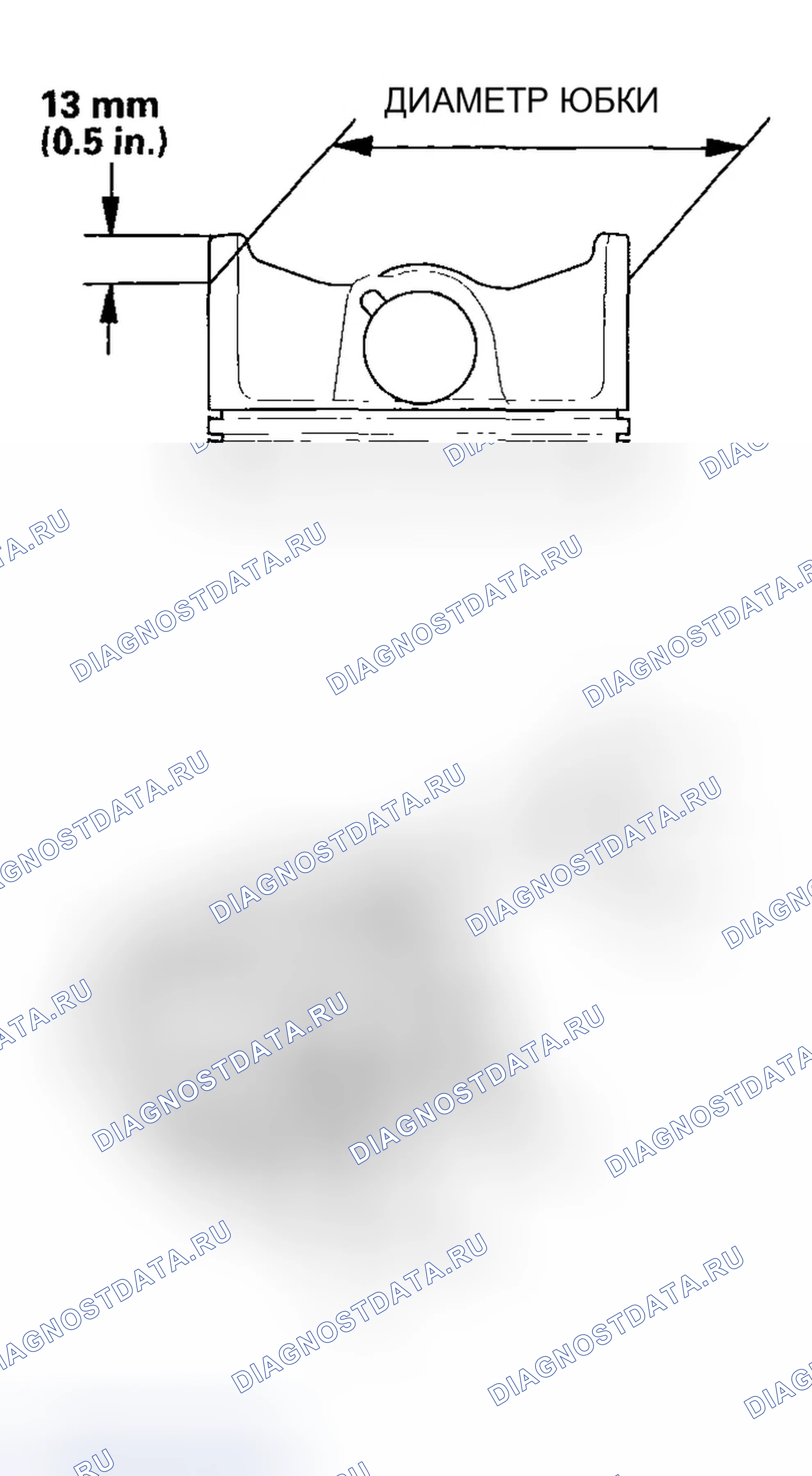 Рис. 209: Проверка блока и поршня. Honda Element YH2