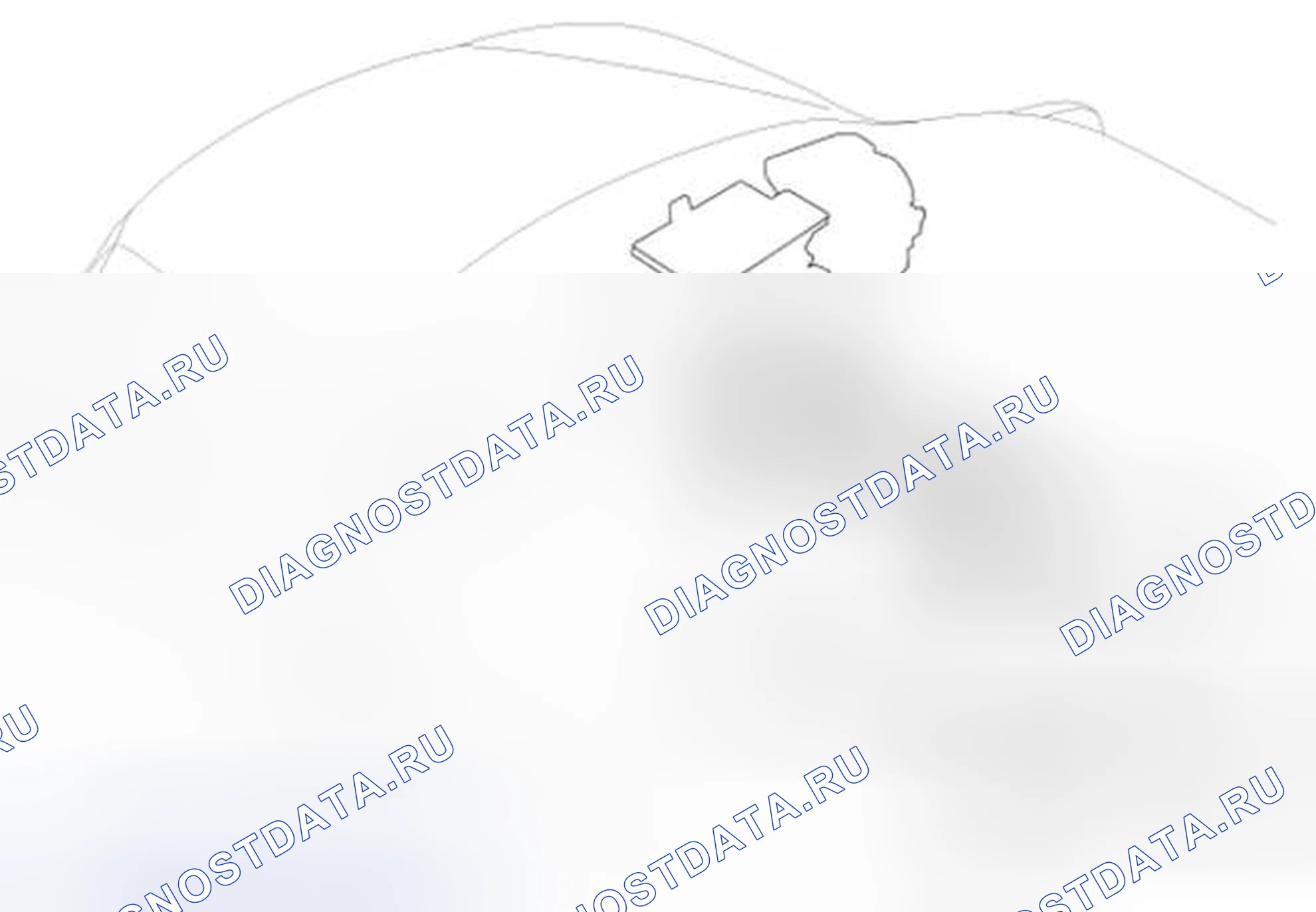 Рис. 28: Расположение компонентов. Hyundai Santa Fe II рестайлинг