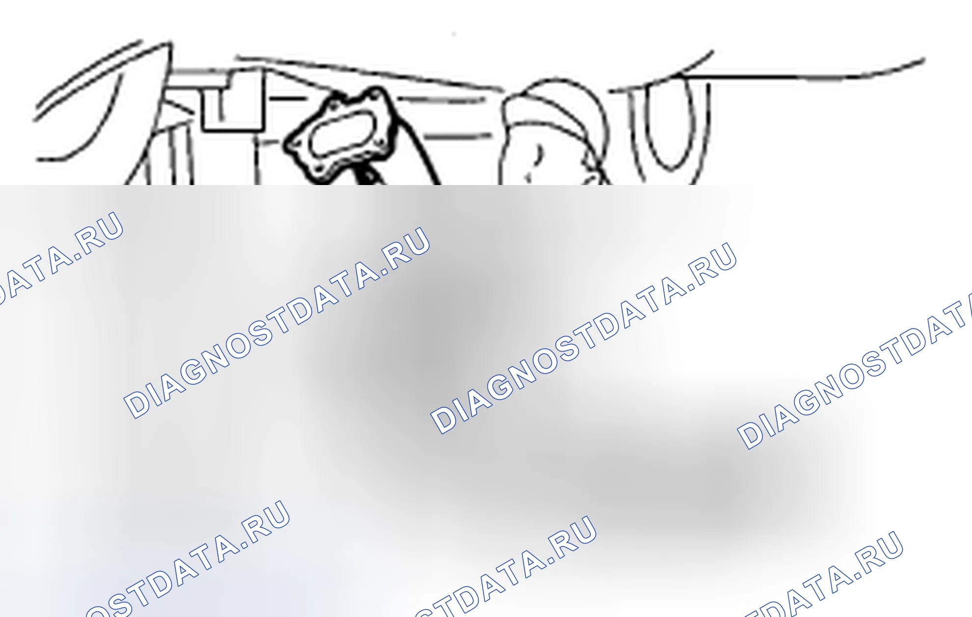 Рис. 29: Удаление центральной выхлопной трубы. Honda Vezel I