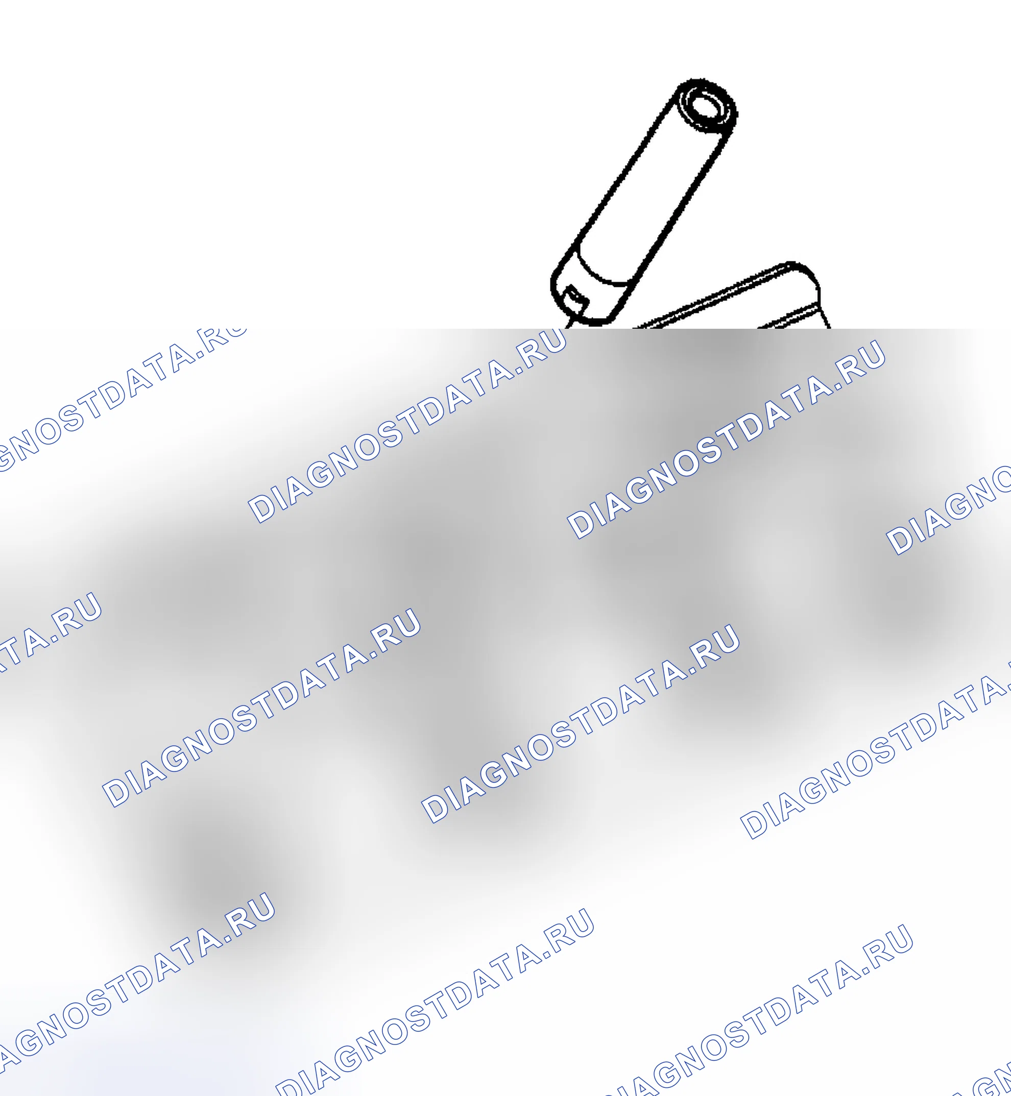 Рис. 1442: Установка модуля зажигания - правая сторона (без RPO NC1). Hyundai Terracan I
