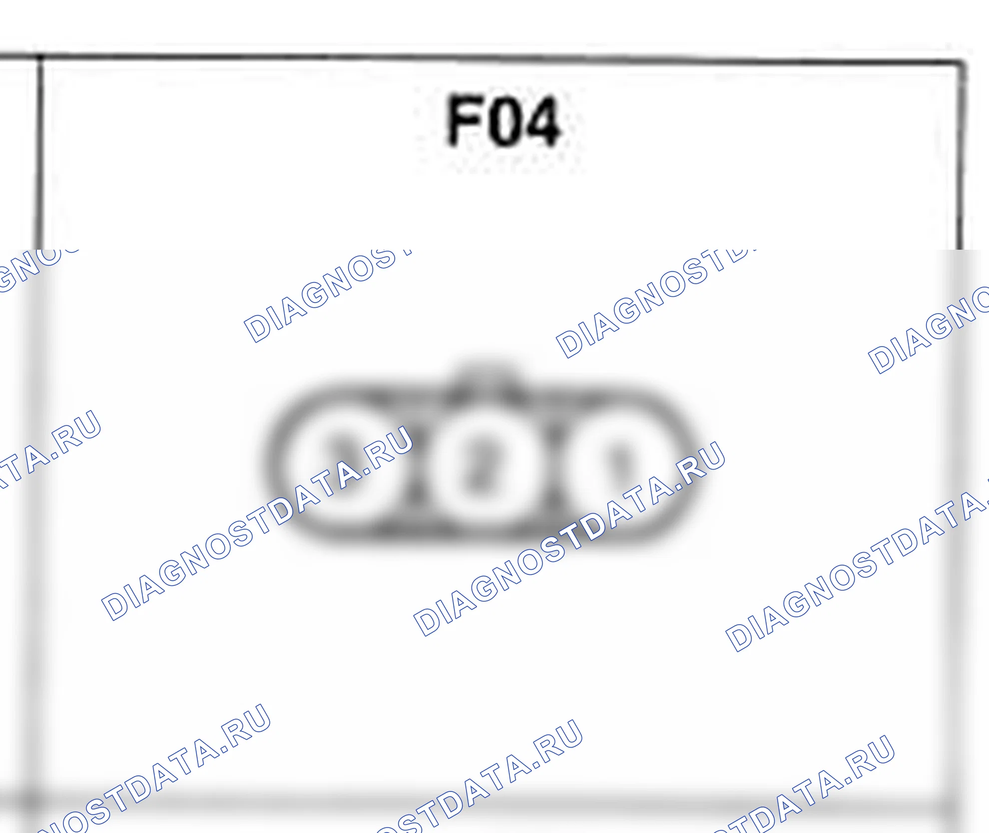 Распиновка разъёма F04 — основного жгута. Hyundai H-1 A1