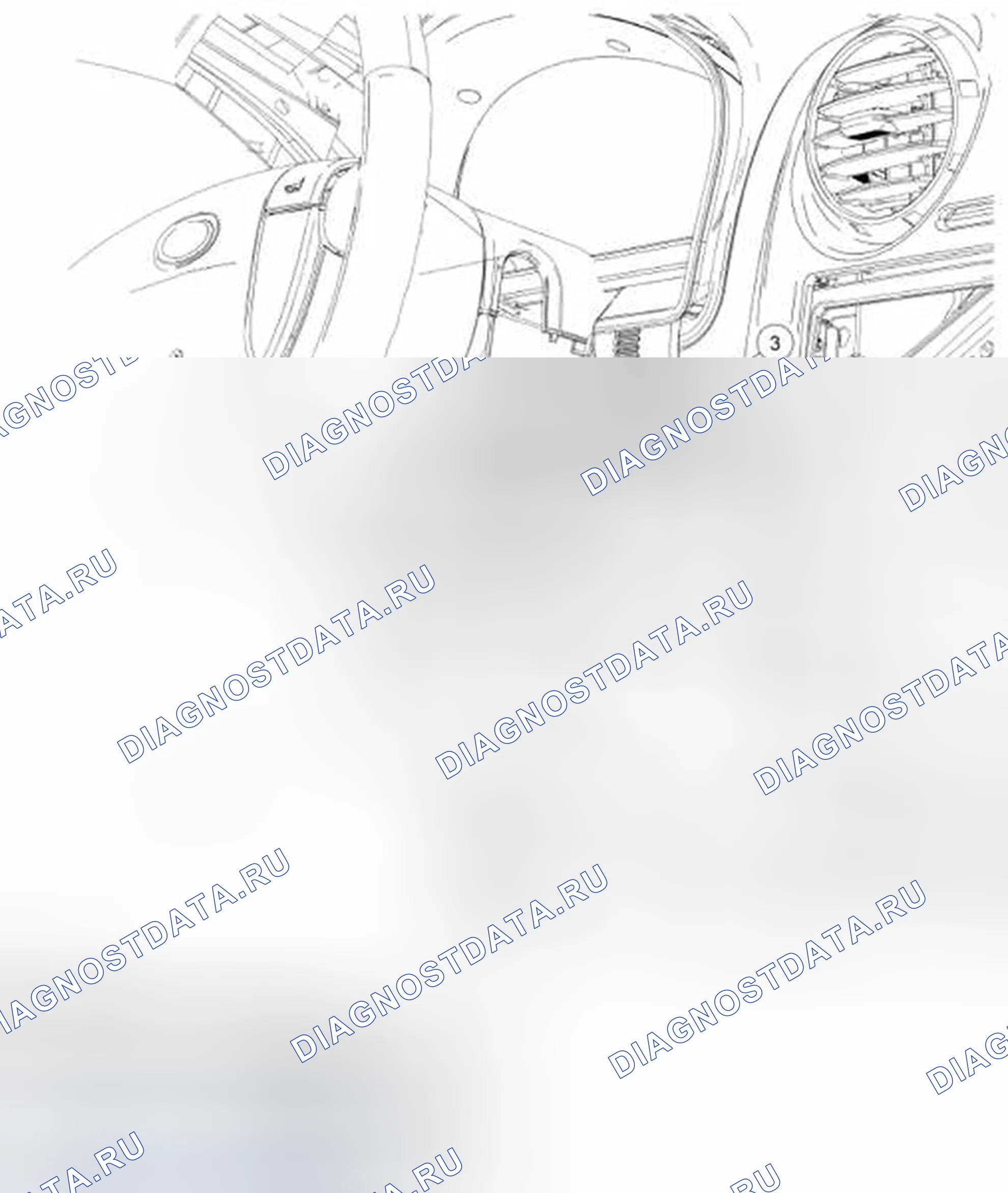 Рис. 31: Цилиндр замка зажигания. Ford Freestyle I