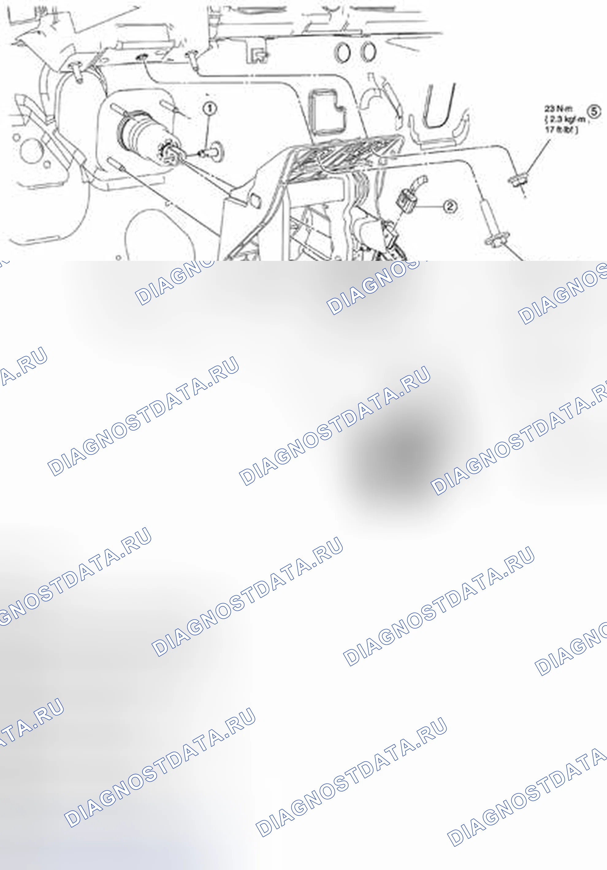 Рис. 43: СНЯТИЕ / УСТАНОВКА ПЕДАЛИ ТОРМОЗА И КРОНШТЕЙНА. Mazda Tribute II