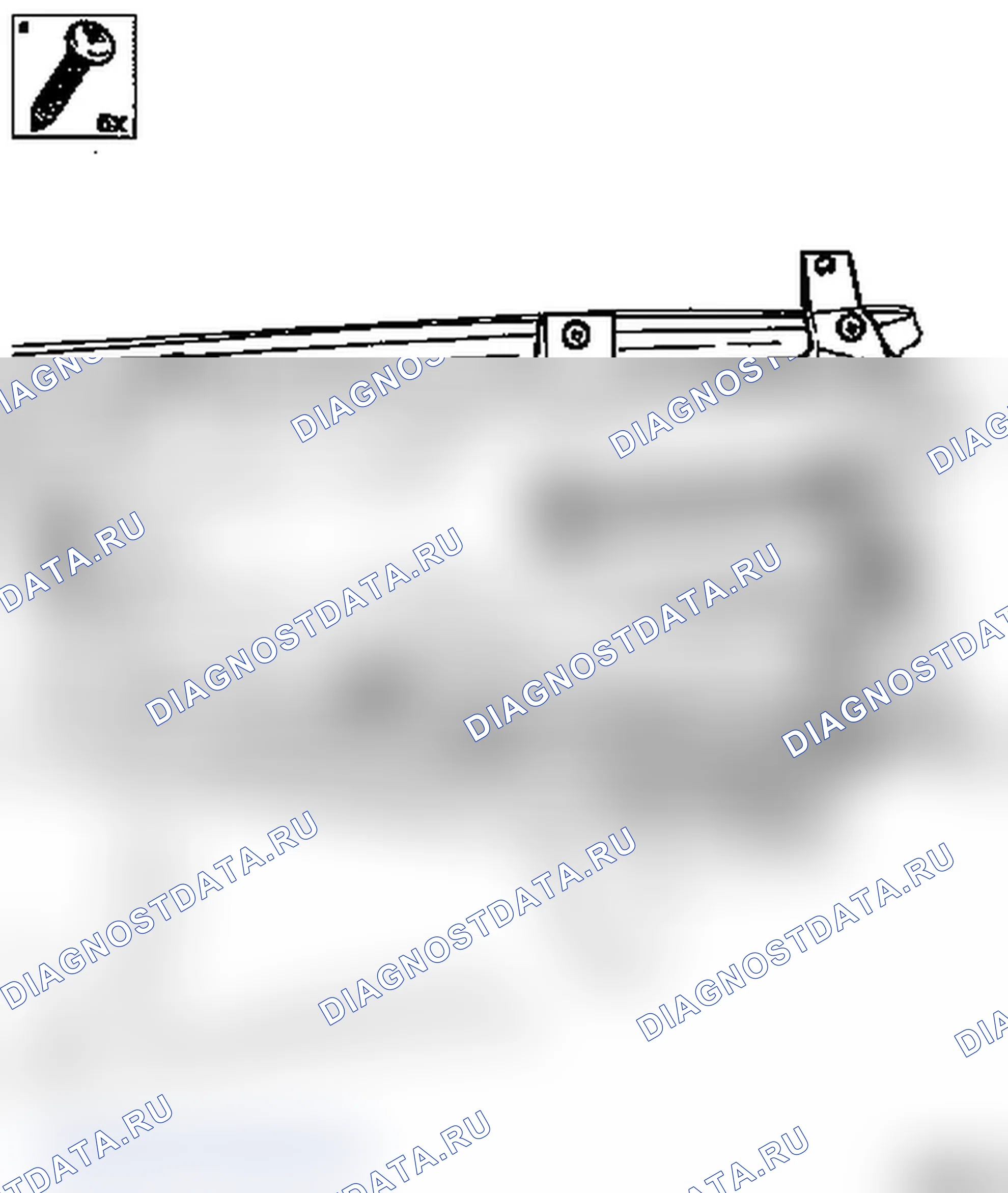Демонтаж и установка крышки главной опоры (модель F67). Opel Astra G