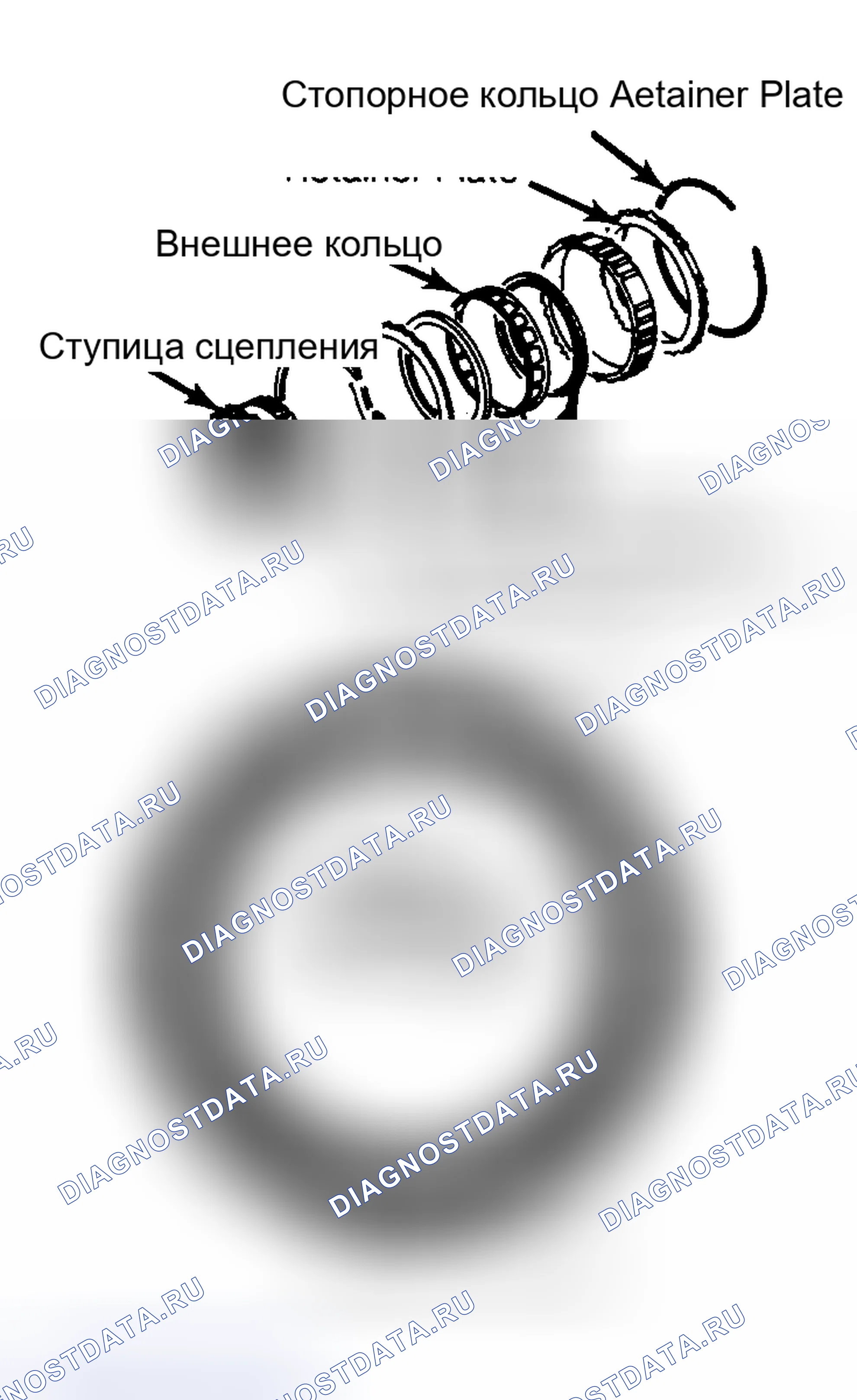 Рис. 117: Разборка и повторная сборка. Mazda 929 HC