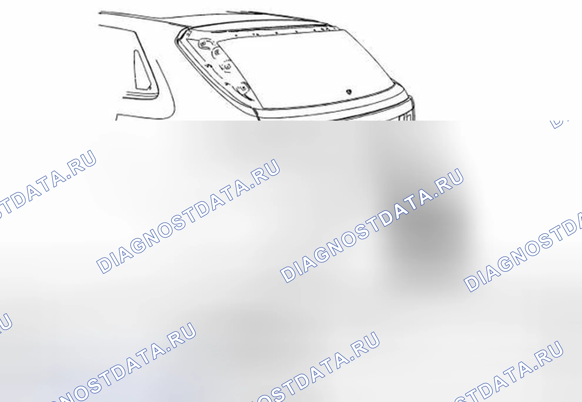 Рис. 16: Замена камеры заднего вида. Kia Optima I