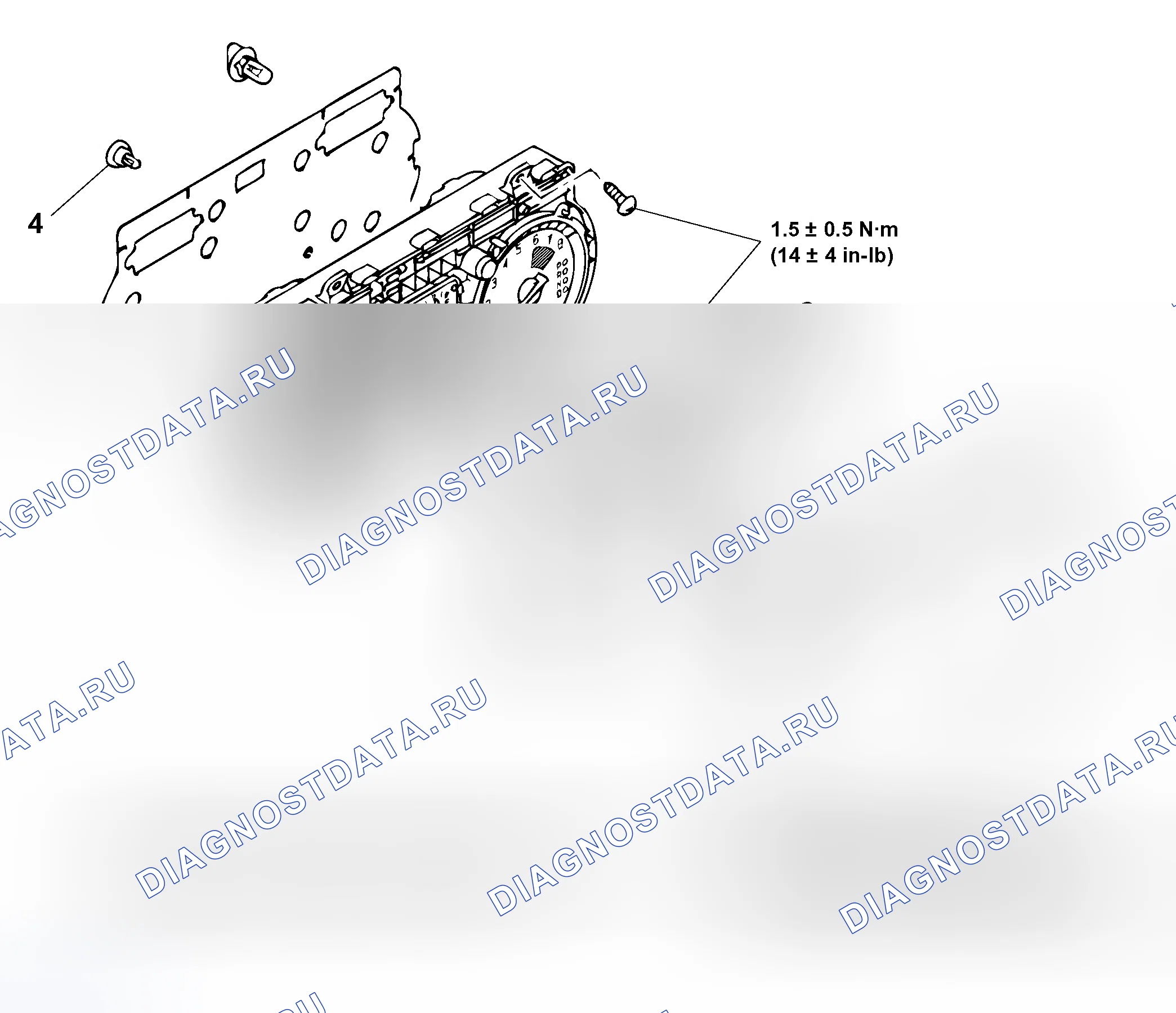 Рис. 304: РАЗБОРКА И СБОРКА. Mitsubishi Outlander I
