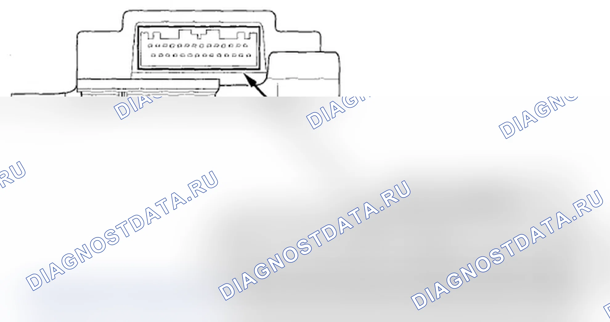 Рис. 189: Входы и выходы блока управления HandsFreeLink. Acura RL II рестайлинг