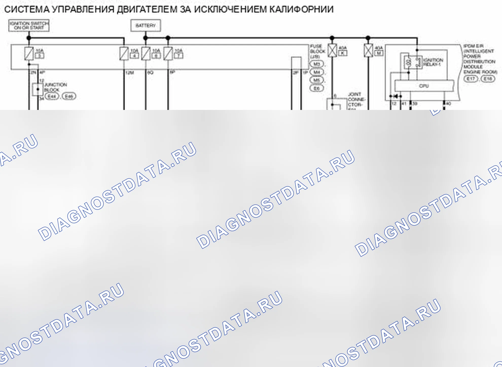 Рис. 226: электросхема. Nissan Altima L33