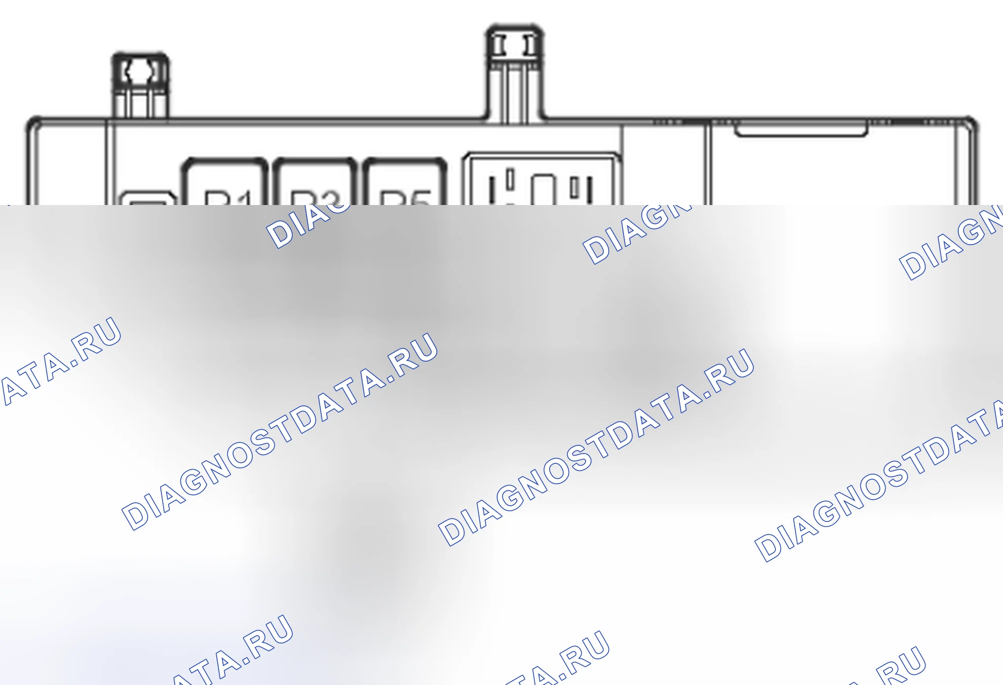 Рис. 406: Реле. Saab 9-3 II