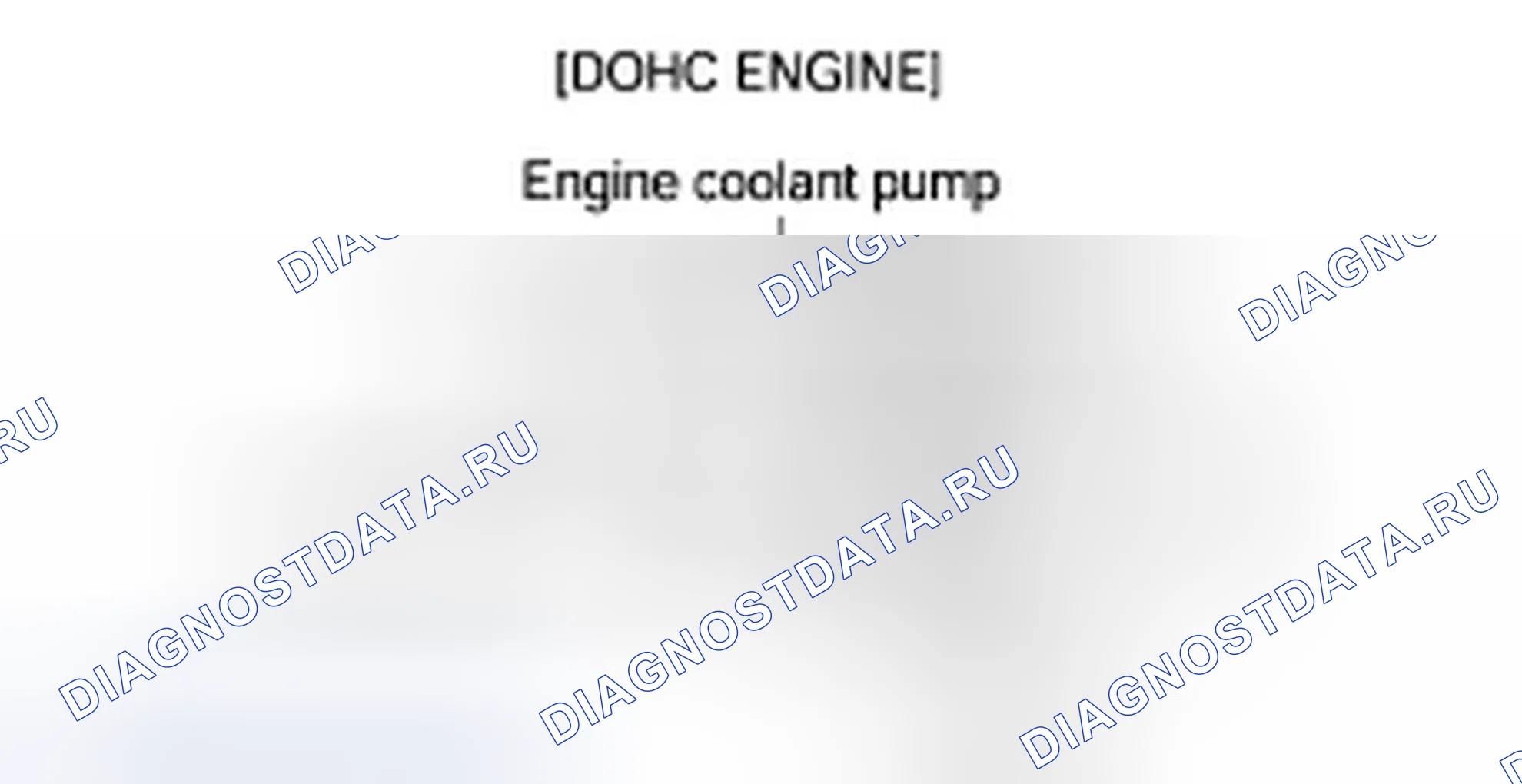 Установка водяного насоса. Hyundai H-1 A1