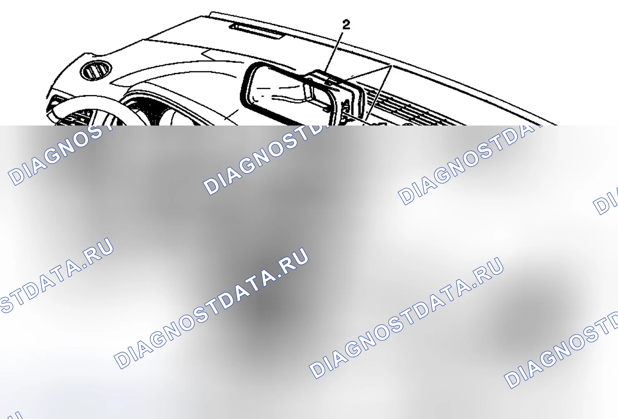 Рис. 18: Замена воздуховода в центре приборной панели. Chevrolet Malibu VIII
