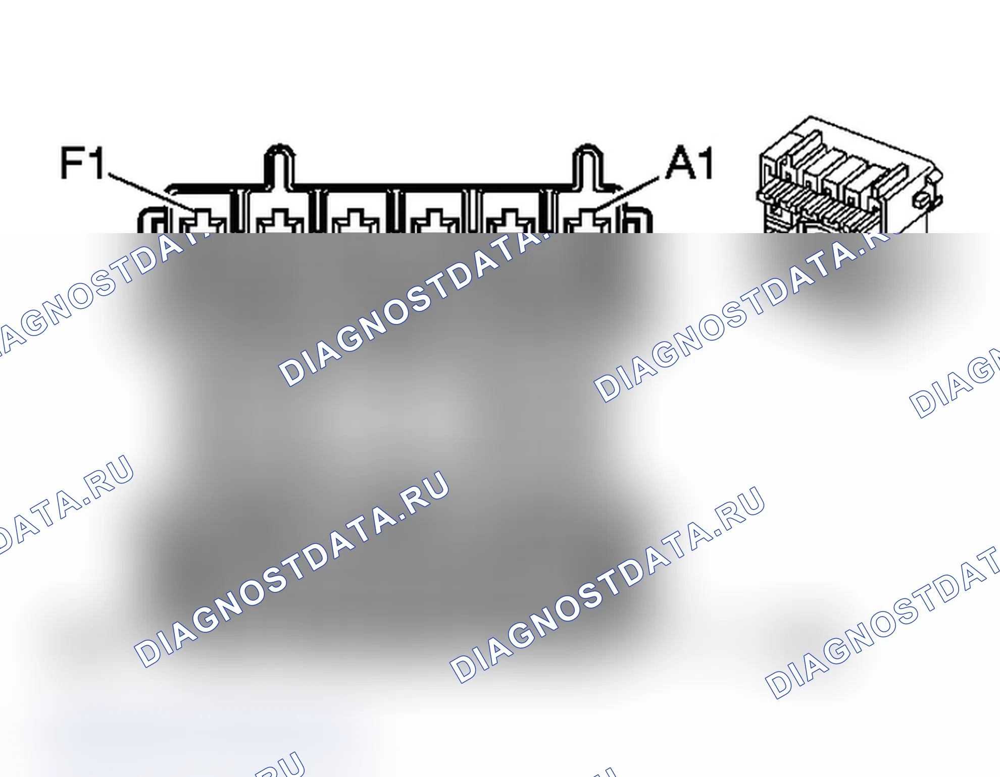 Рис. 121: Блок предохранителей - Underhood C3. Kia Rio II