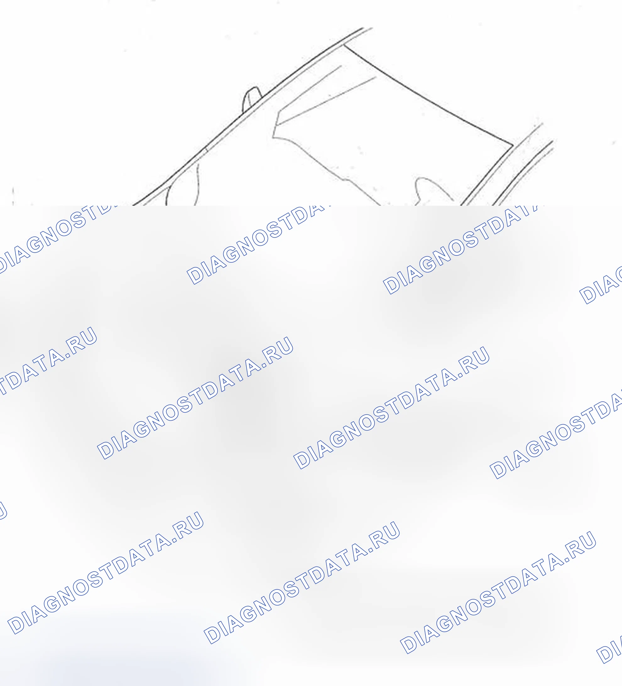 Рис. 4: Указатель расположения компонентов. Honda Civic VIII