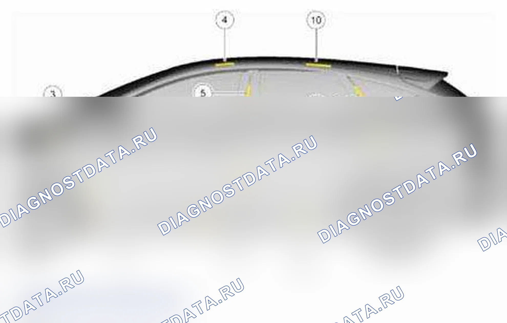 Рис. 70: Границы кузова - боковые панели, 5-дверь хэтчбек. Ford Focus III