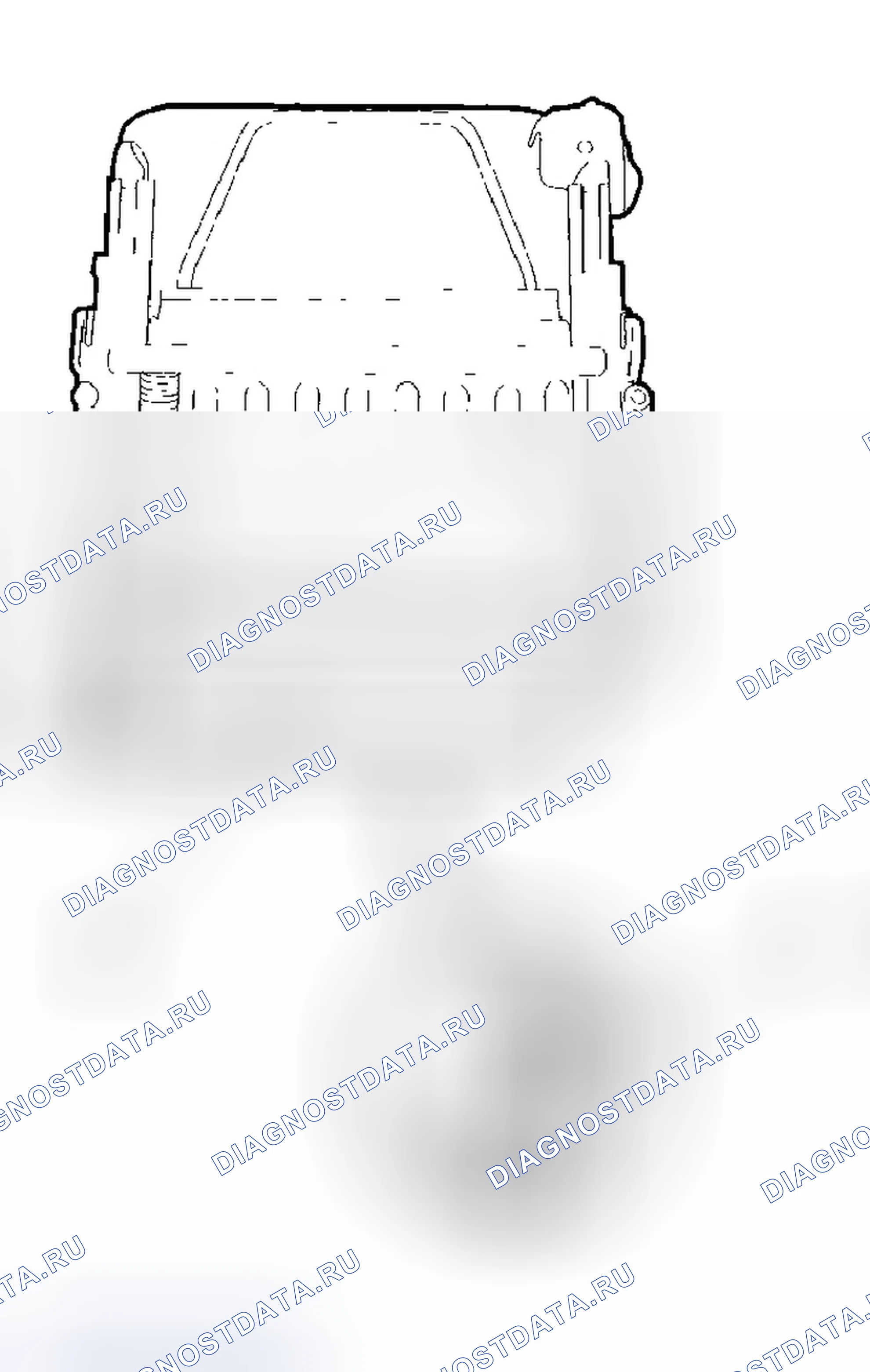 Рис. 46: Покрытие подушки сиденья. Honda Odyssey I