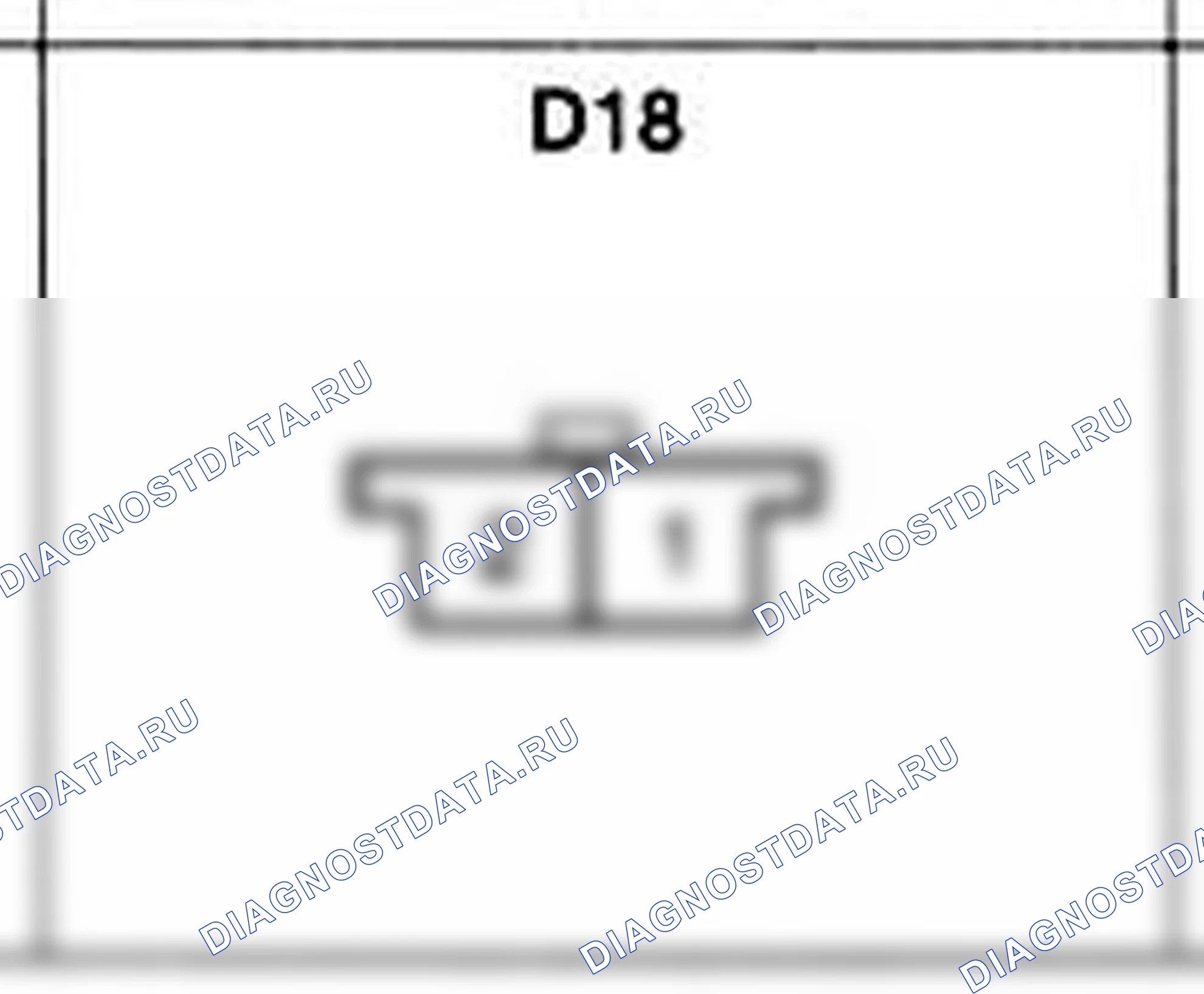 Распиновка разъёма D18 — дверного жгута. Hyundai H-1 A1