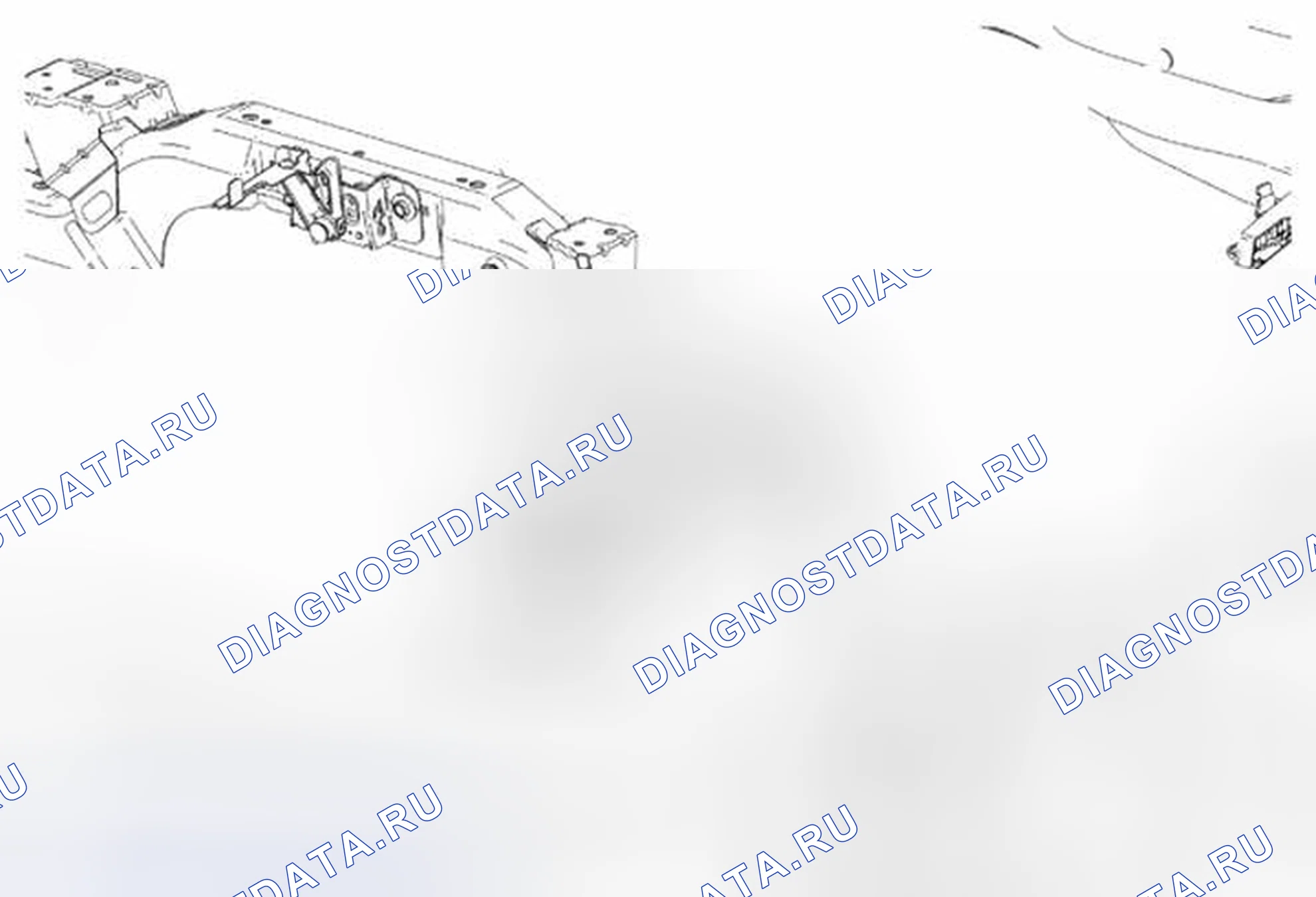 Рис. 104: Замена кронштейна панели крепления фары. Chevrolet Orlando I