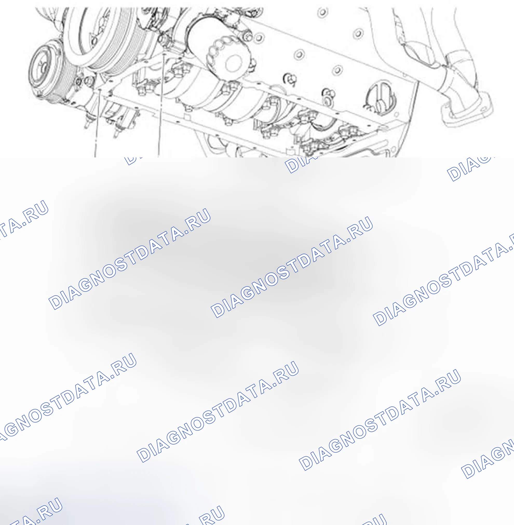 Рис. 851: Масляный поддон. Ford Mustang V рестайлинг