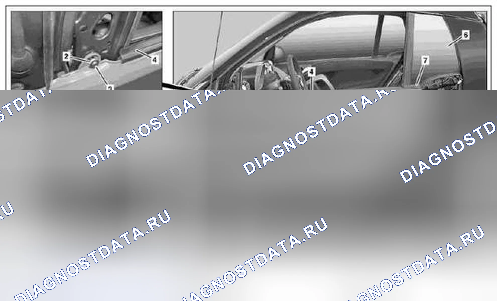Рис. 808: Демонтаж / монтаж дверных панелей - AR72.18-P-xtigx1 1000MCC. Kia Soul I