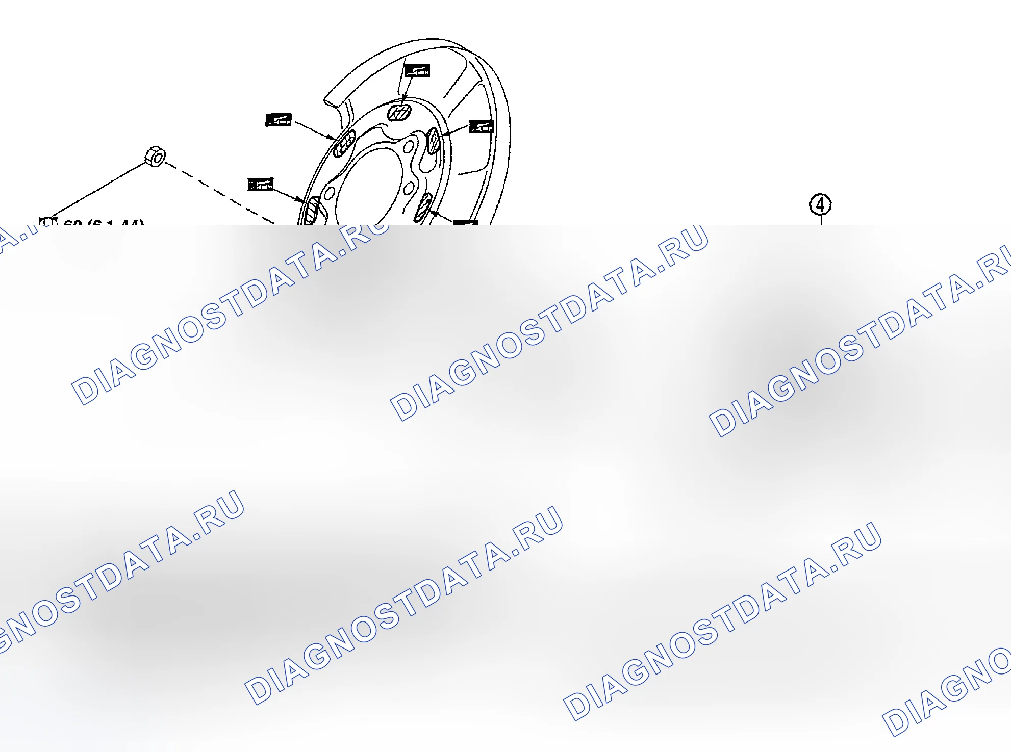 Рис. 6: КОМПОНЕНТЫ. Infiniti FX45 I