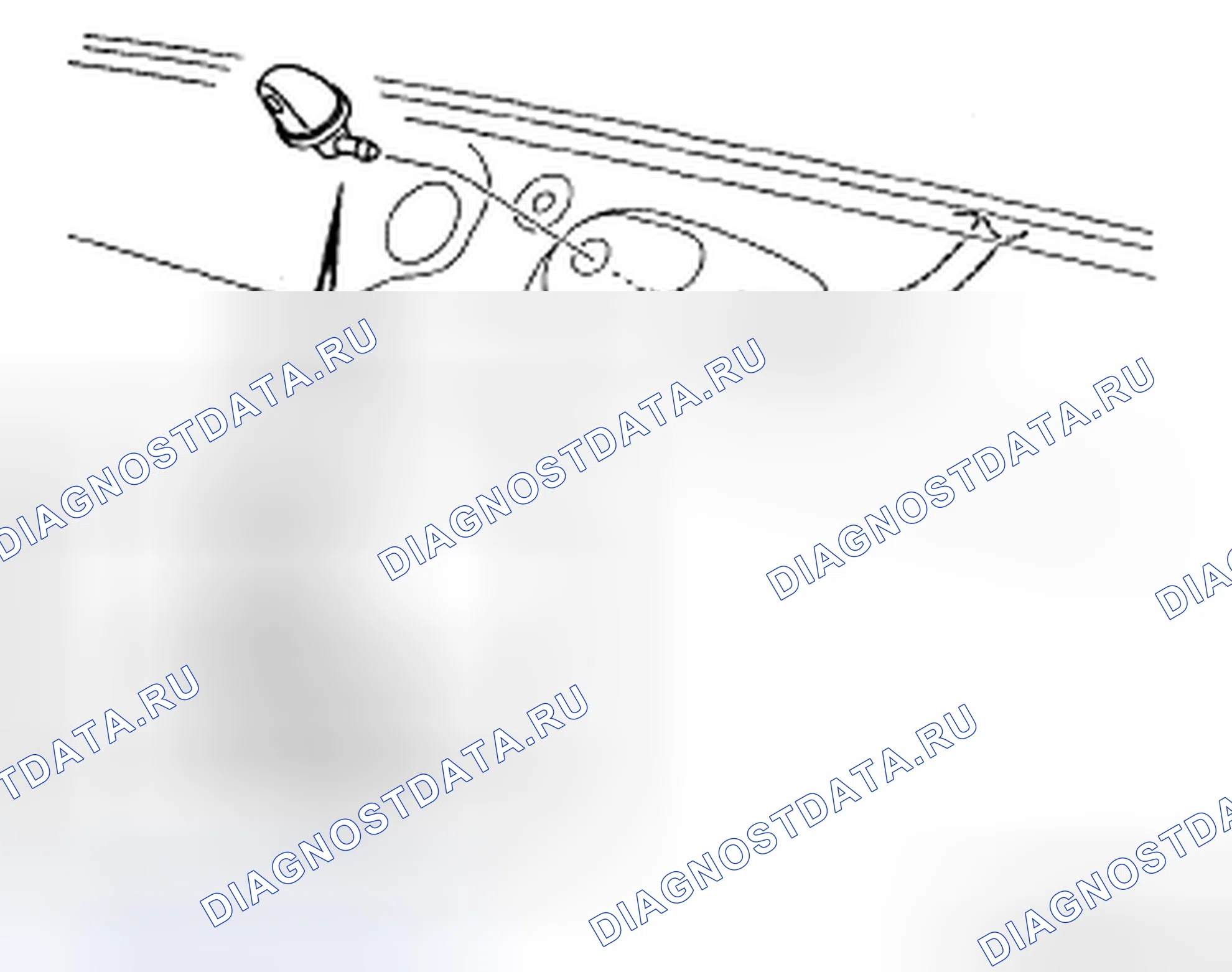 Рис. 34: ДЕМОНТАЖ / МОНТАЖ СОПЛА ЗАДНЕЙ ШАЙБЫ. Mazda CX-9 I