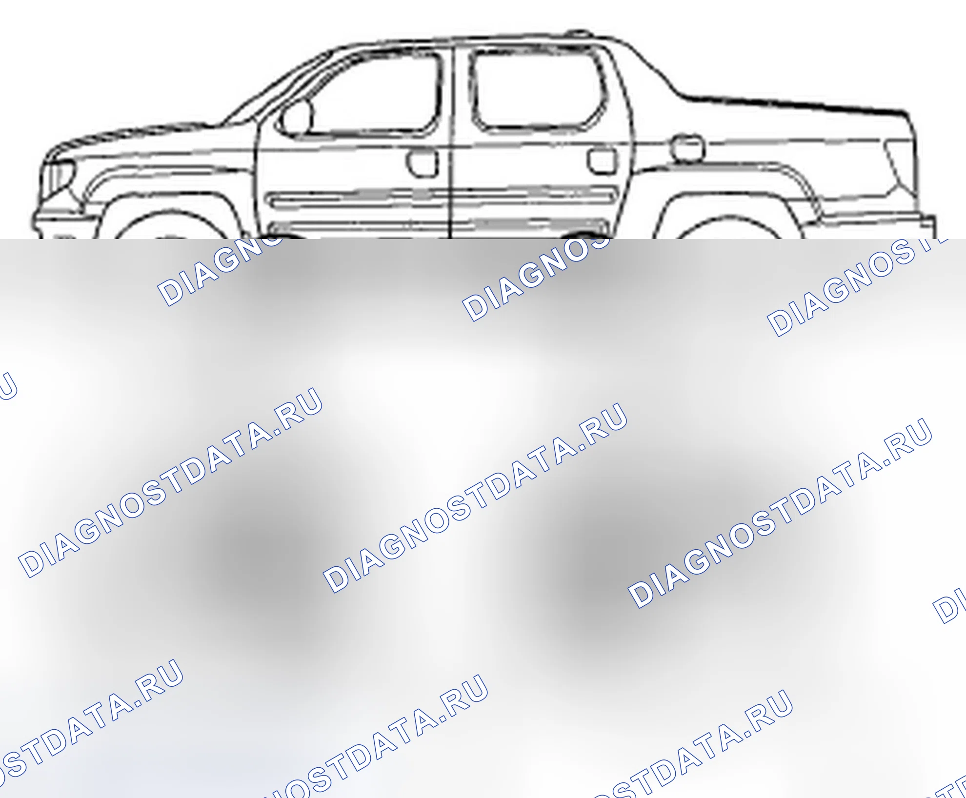 Рис. 22: Подъем транспортного средства. Honda Ridgeline I рестайлинг