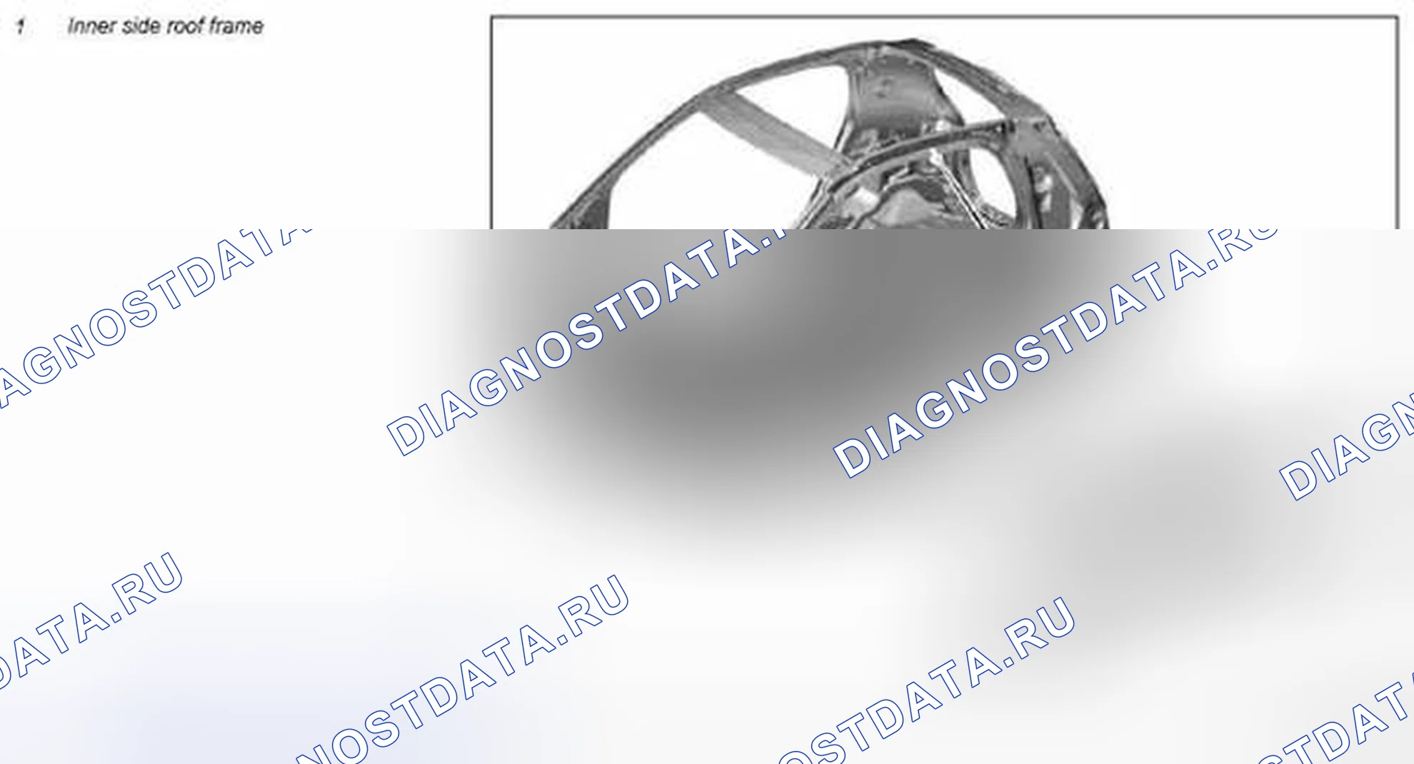 Рис. 359: Демонтаж / монтаж рамы боковой крыши - AR65.20-P-1200MCD. Kia Soul I