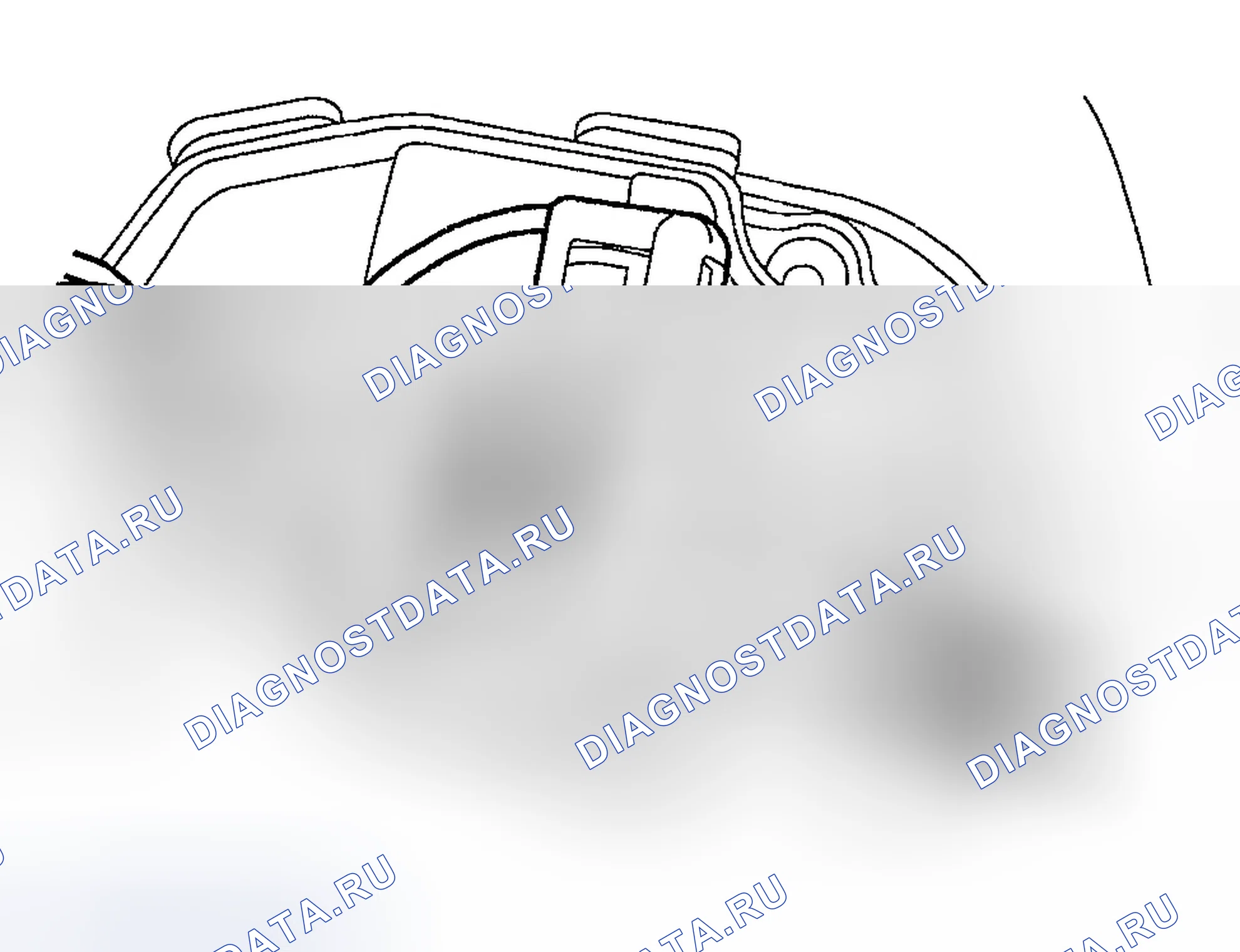 Рис. 100: Пункт 6: Демонтаж электродвигателя внешнего зеркала Примечание. Ford Explorer III