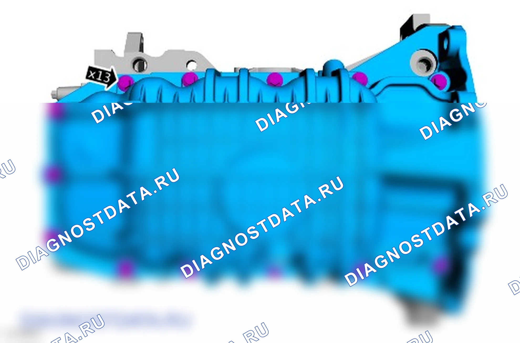 Разборка двигателя. Ford Grand C-MAX II