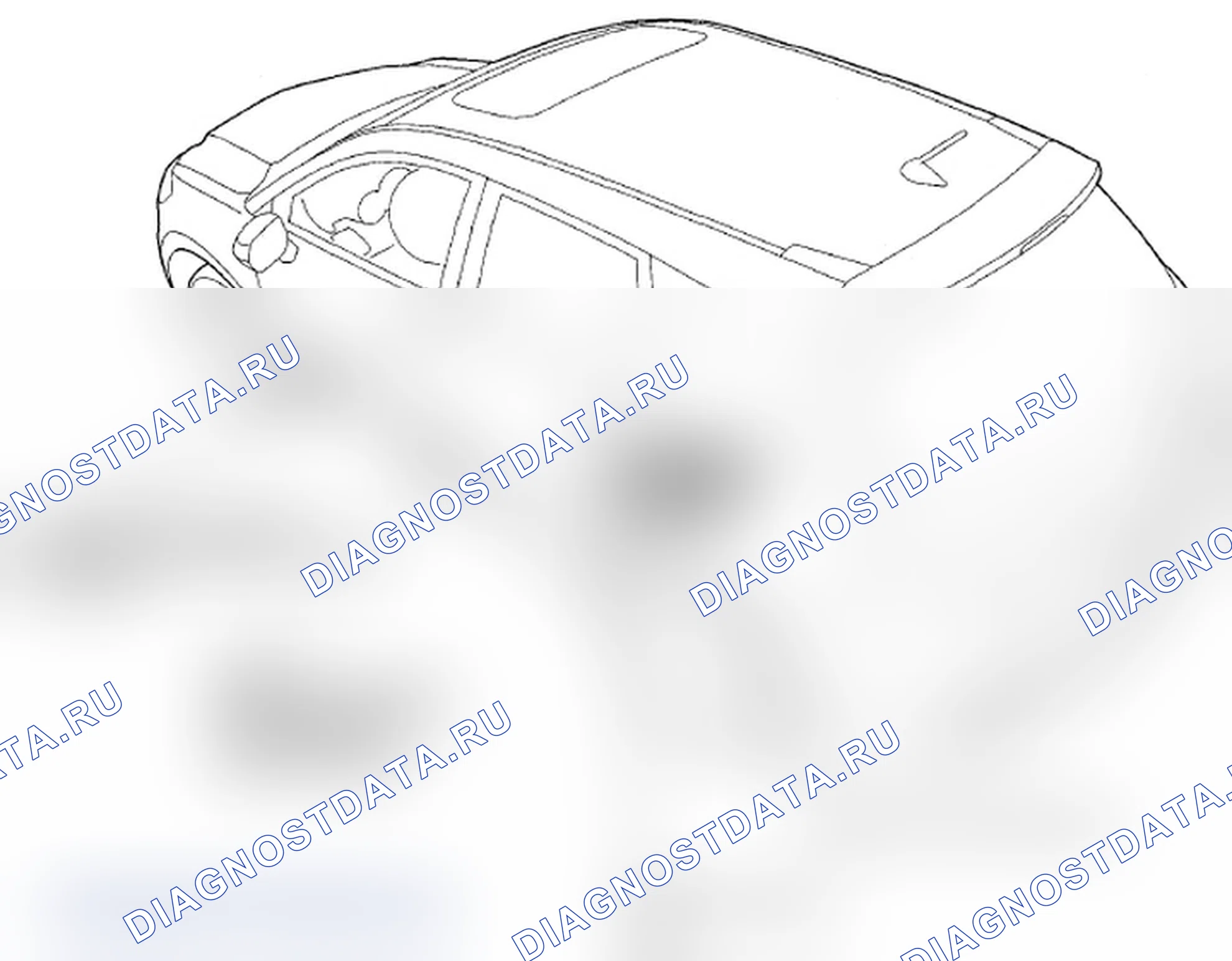 Рис. 127: Указатель расположения компонентов. Acura RDX I рестайлинг