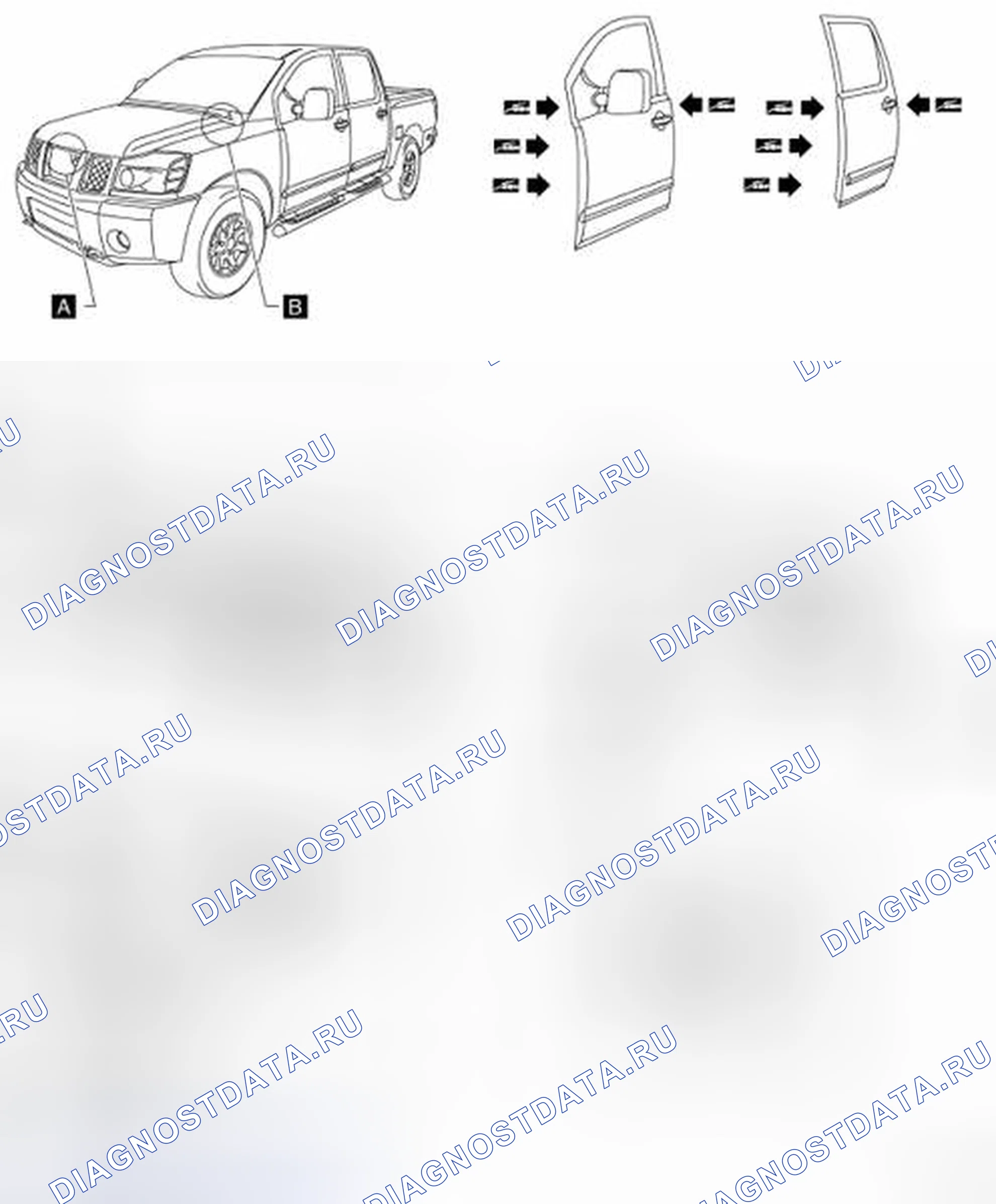 Рис. 44: Смазочные замки, петли и защелки капота. Honda Today I