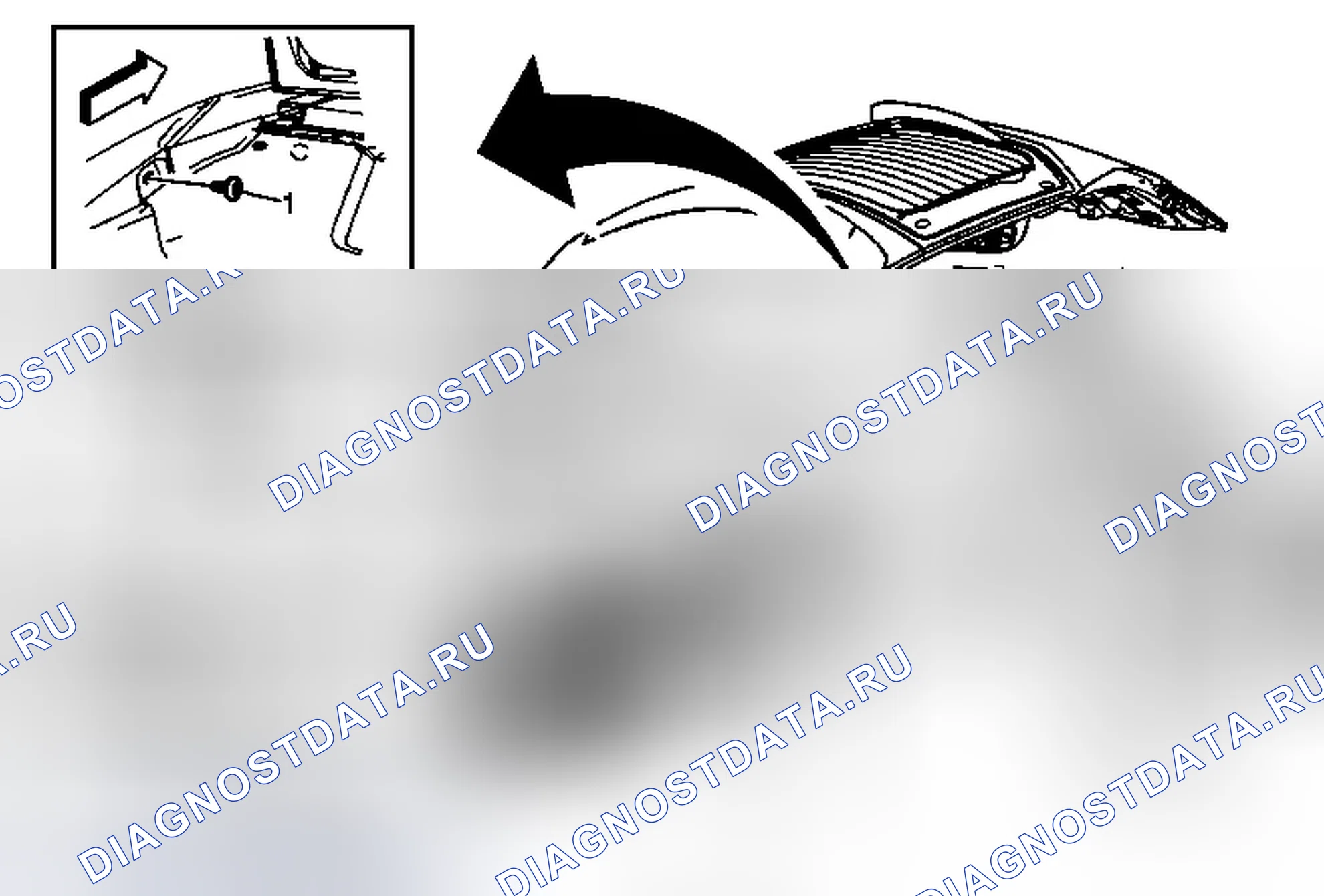 Рис. 31: Замена задних фонарей (вагон). Cadillac CTS II