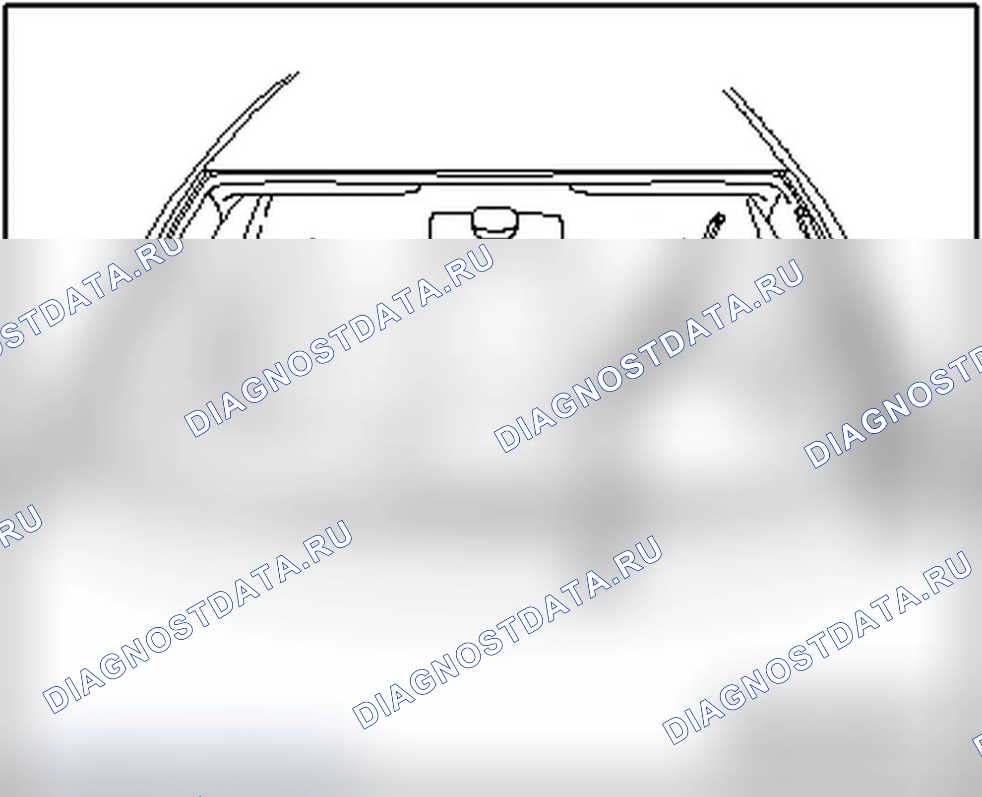 Рис. 282: ПРОТЕКТОР ЩЕТКИ СТЕКЛООЧИСТИТЕЛЯ, ТИП 1, ДЕМОНТАЖ. Volkswagen New Beetle A4 рестайлинг